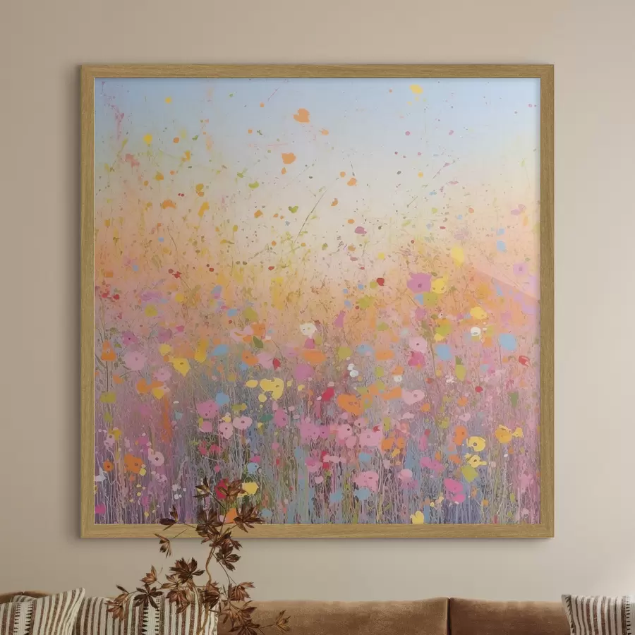 Papier peint Fleurs colorées f41695