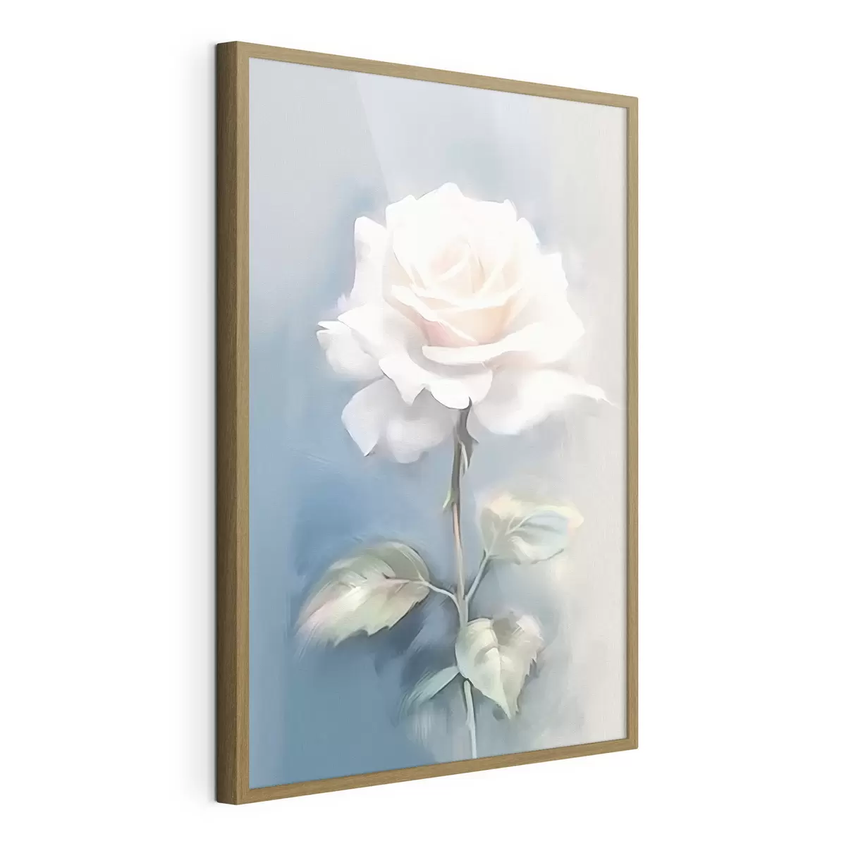 Poster Rose blanche f41696
