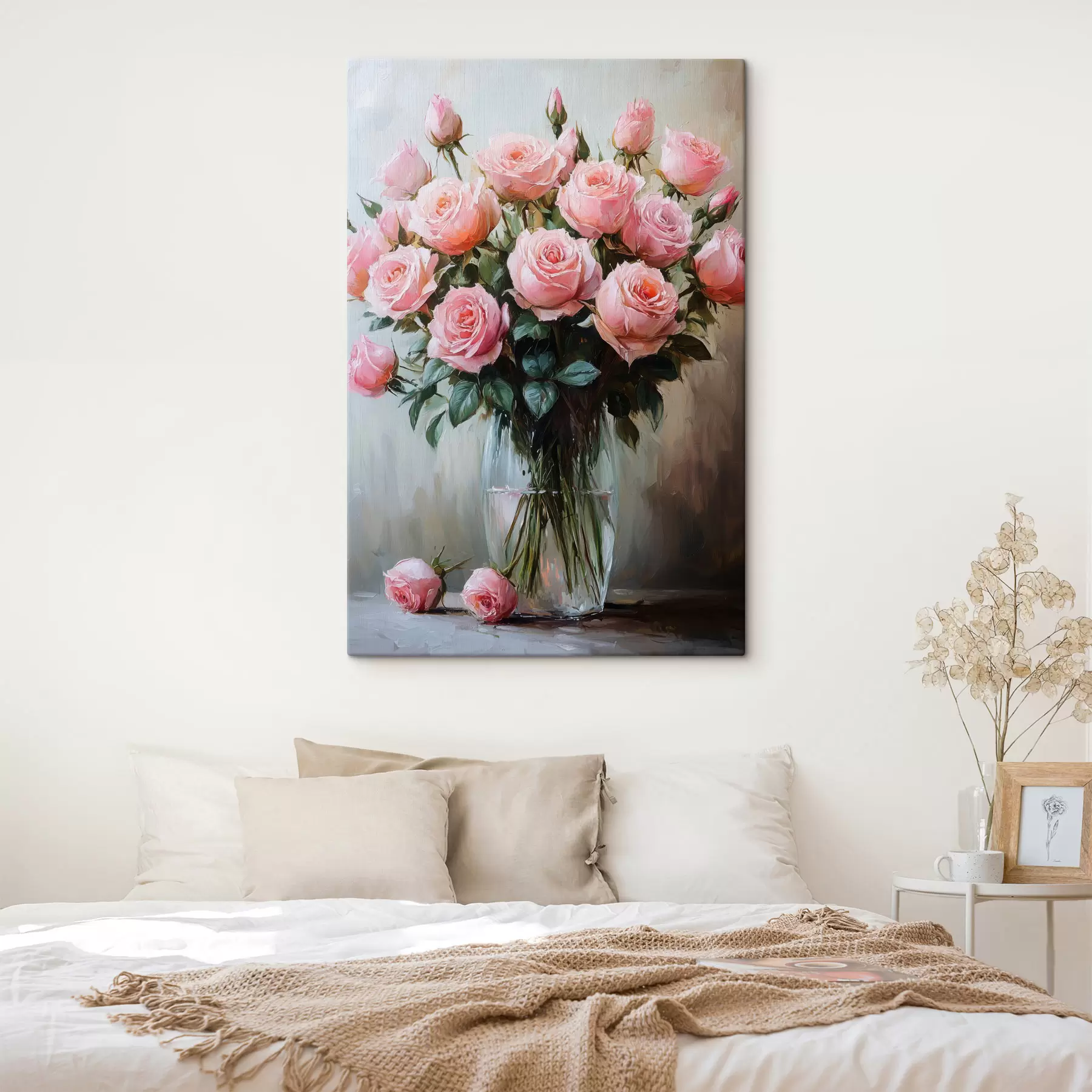 Papier peint Bouquet de roses dans un vase s41749