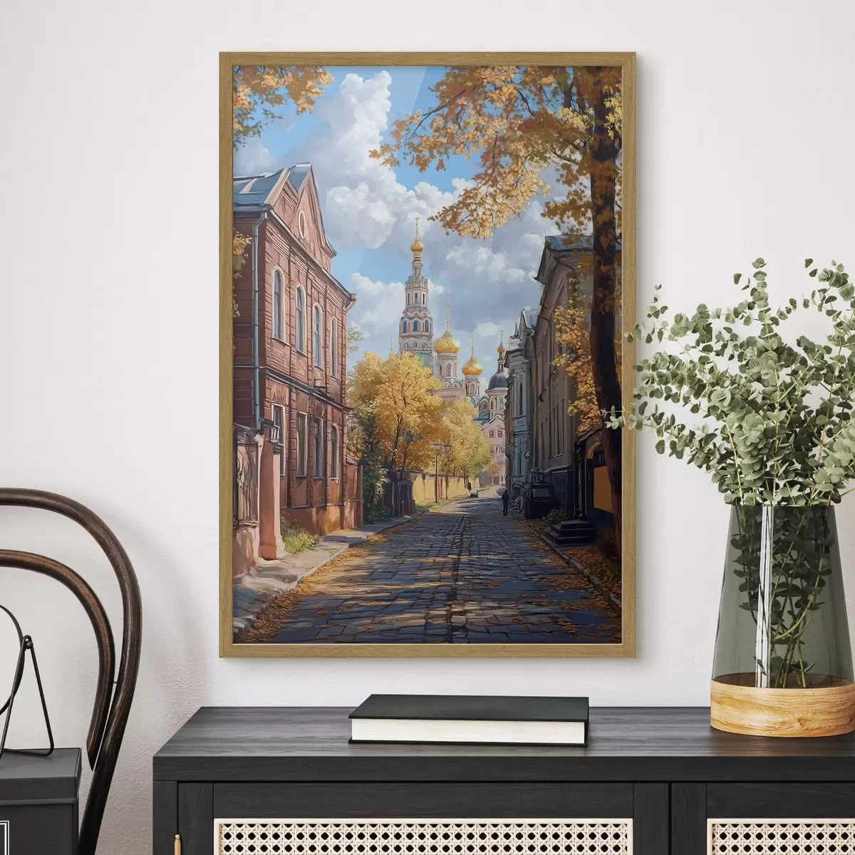 Poster Une rue de la ville f41752