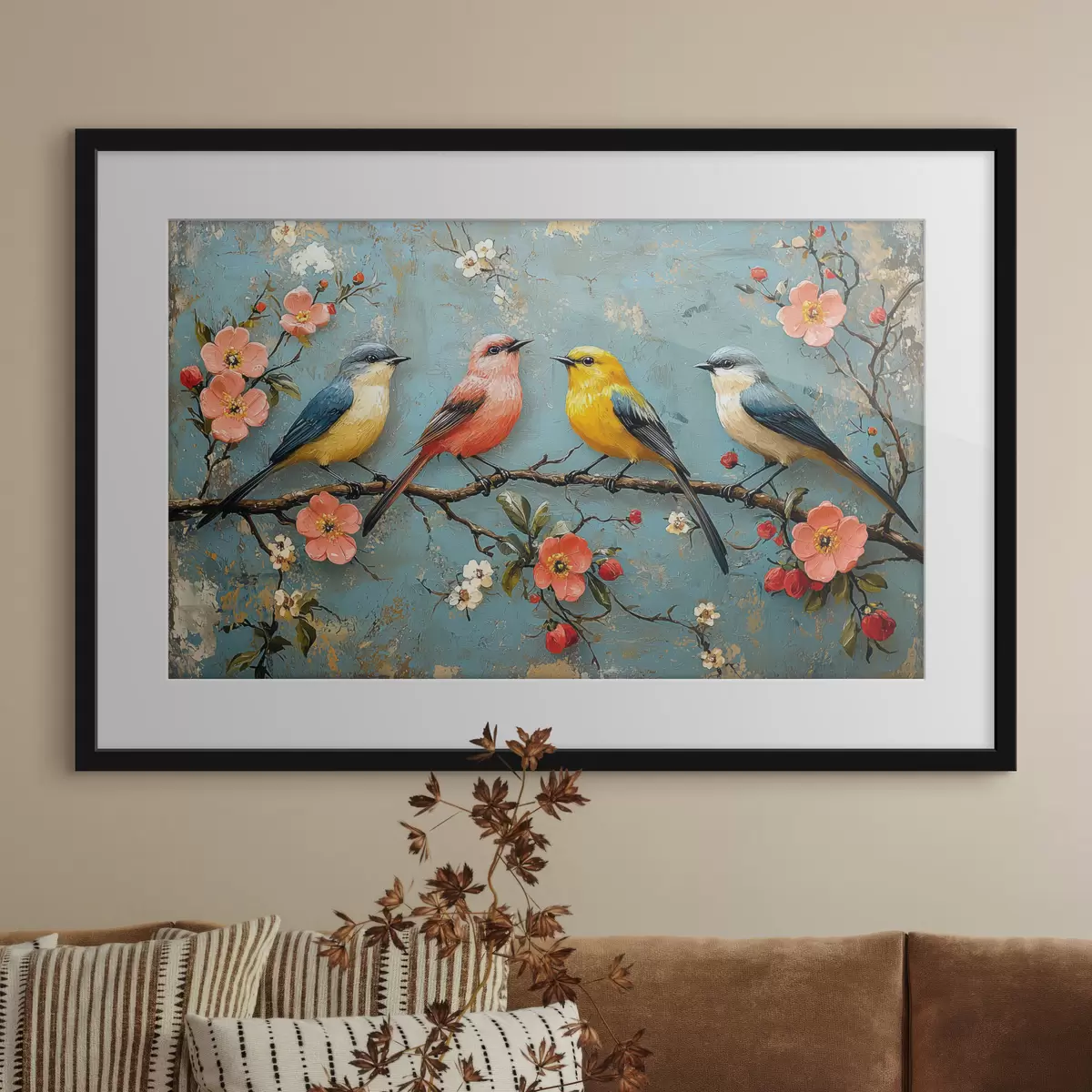 Poster Oiseaux et promesse f41834