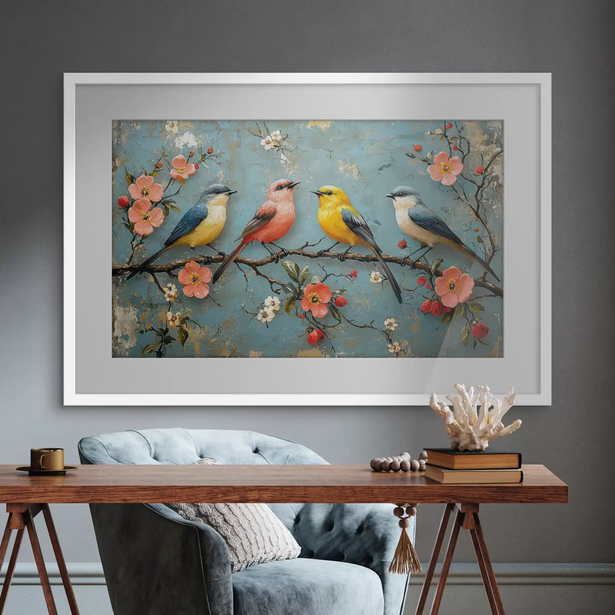Poster Oiseaux et promesse f41834