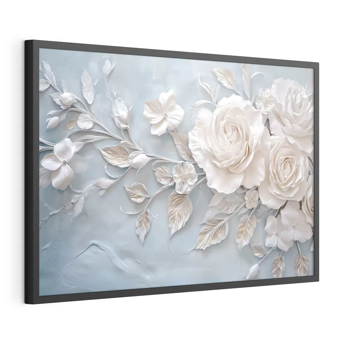 Poster Arrangement floral dans des tons neutres f41858