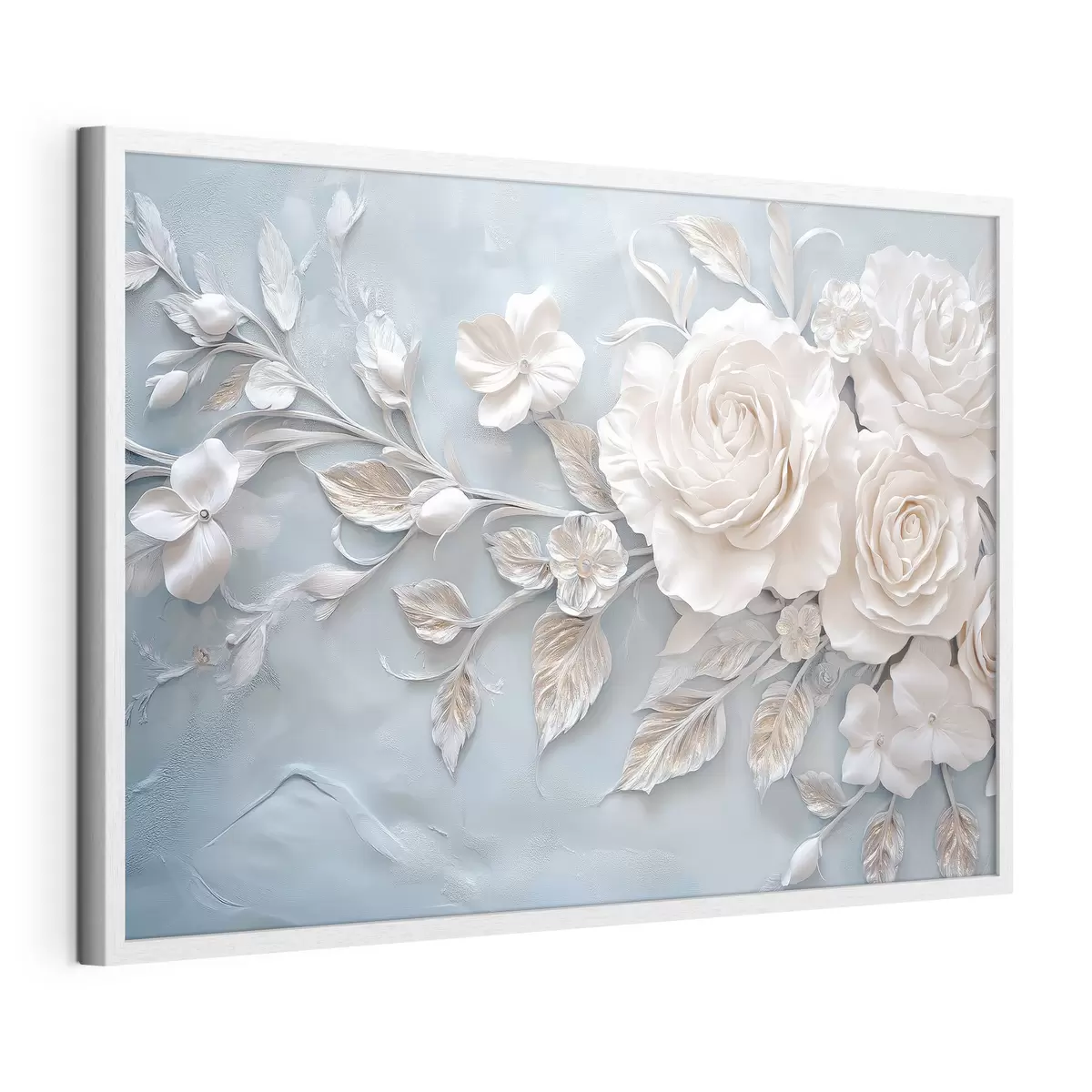 Poster Arrangement floral dans des tons neutres f41858