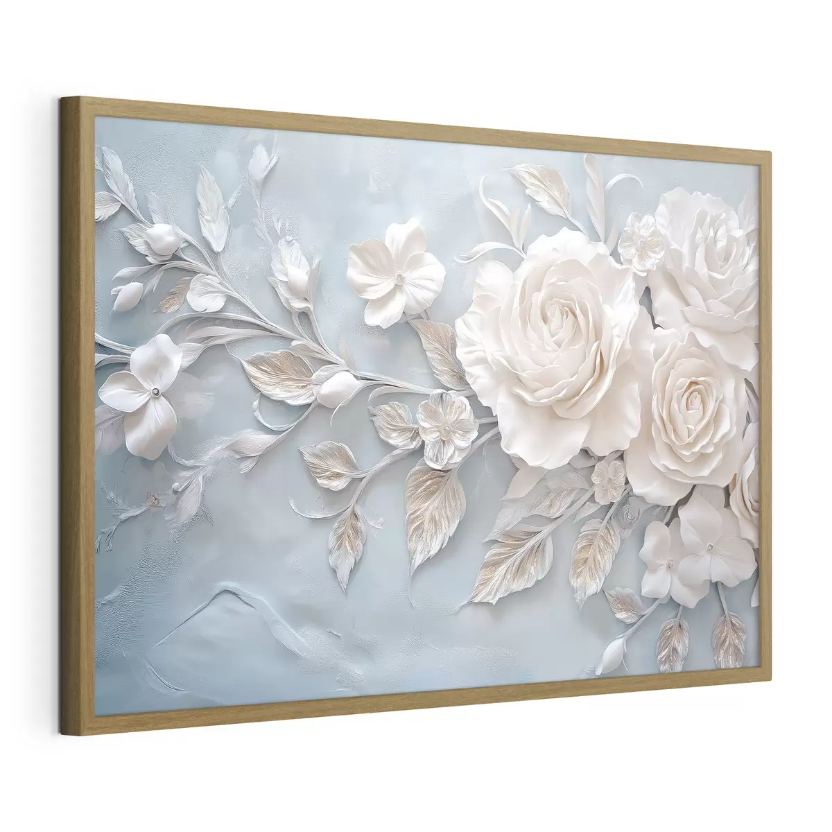Poster Arrangement floral dans des tons neutres f41858