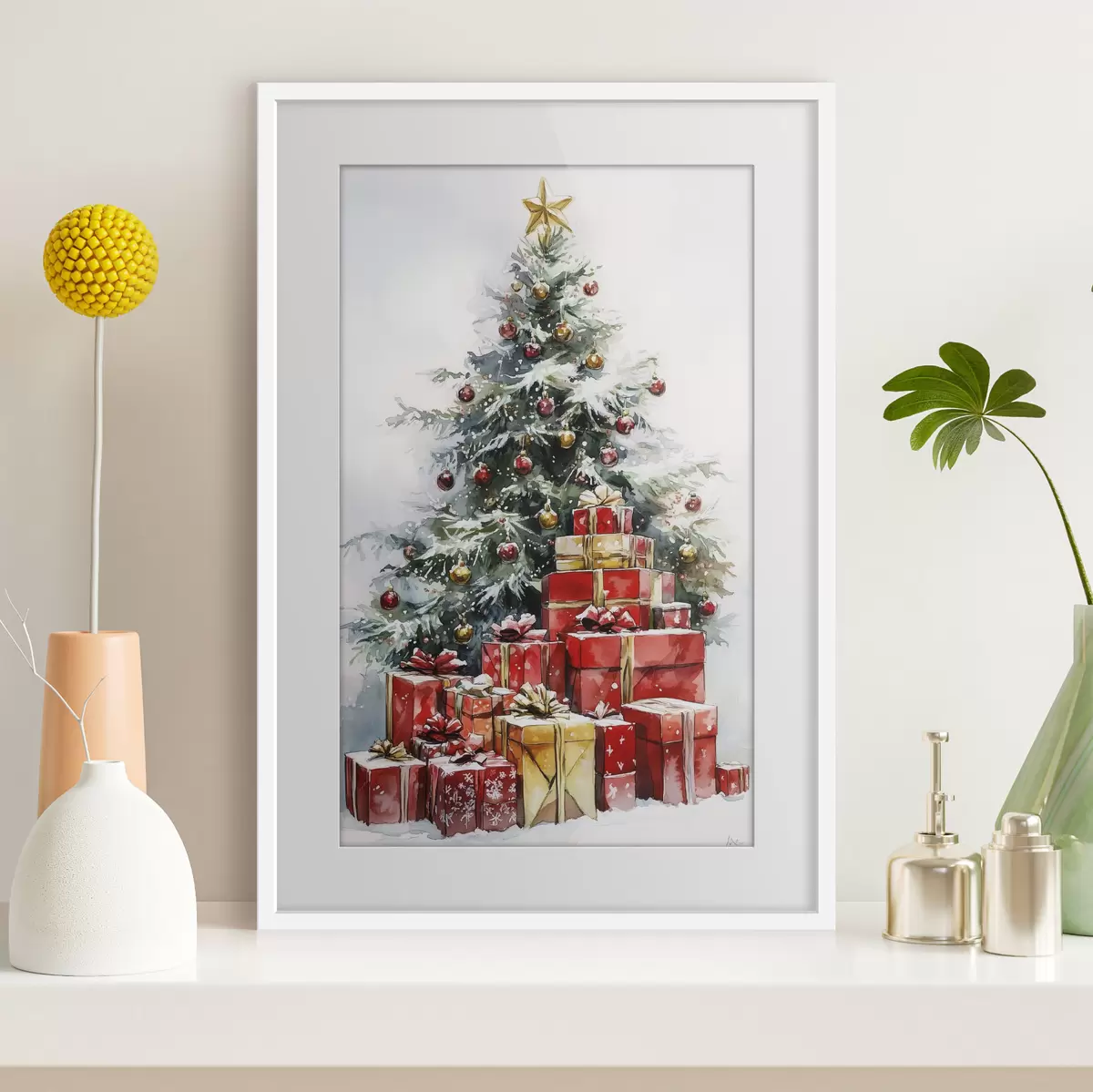 Poster Sous le sapin f41953