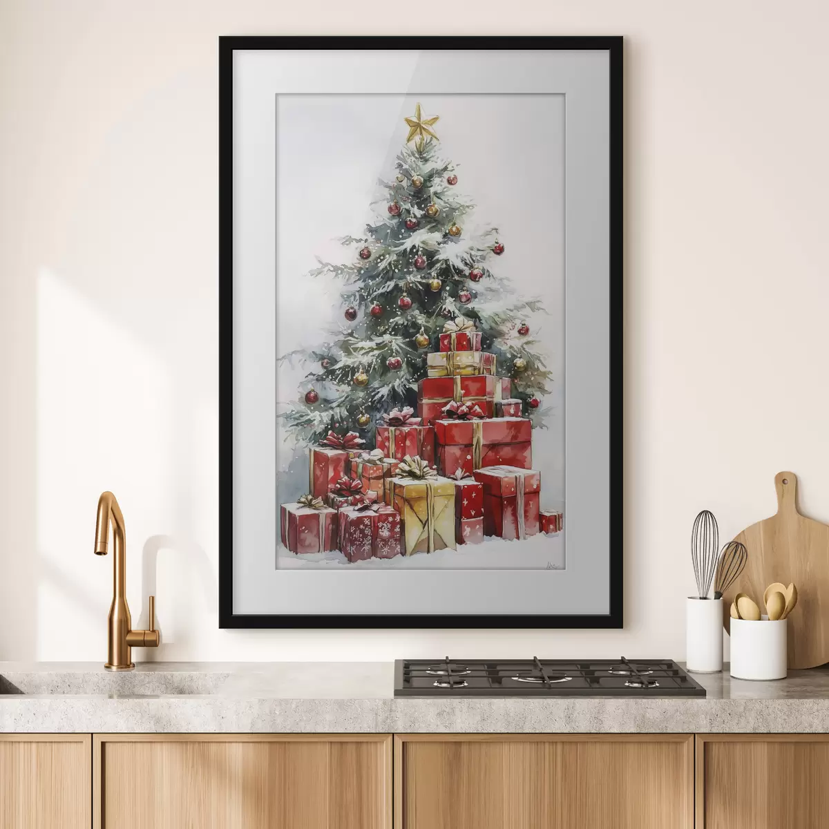 Poster Sous le sapin f41953
