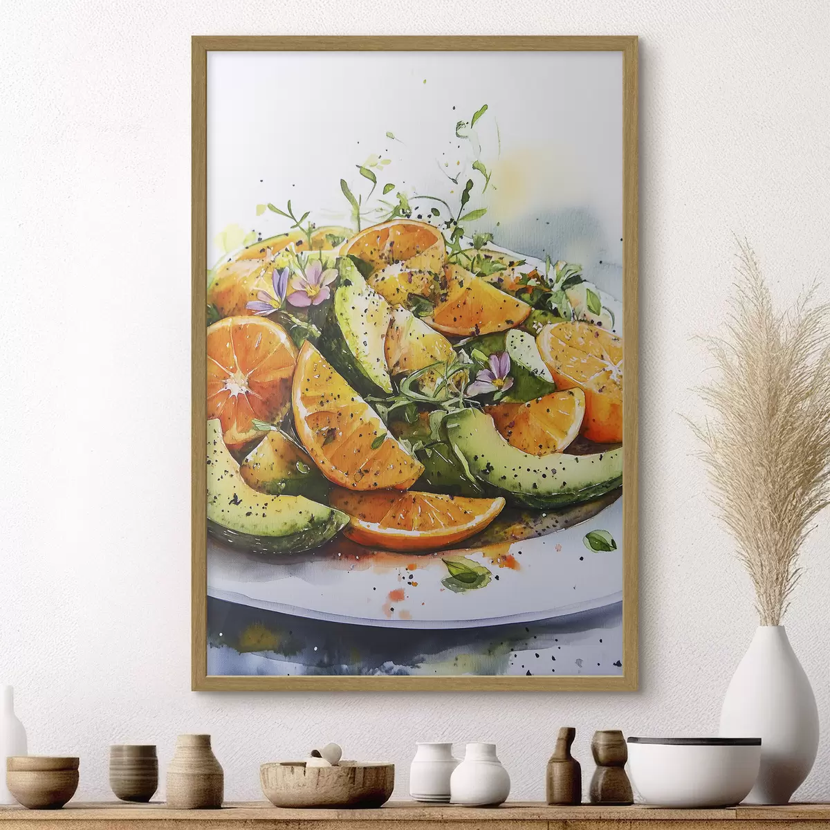 Poster Couleurs dans l’assiette f41957