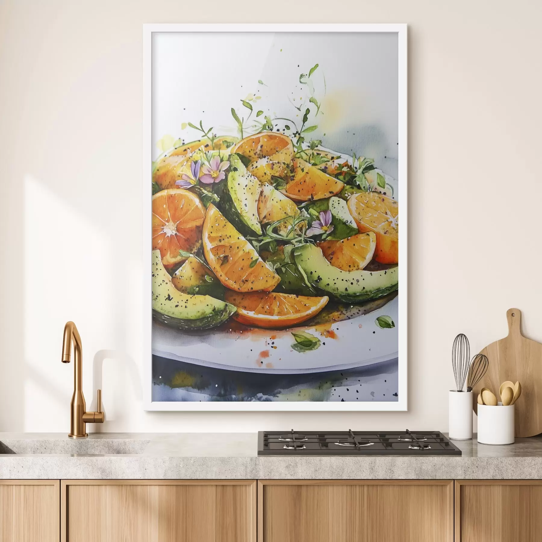 Papier peint Couleurs dans l’assiette f41957