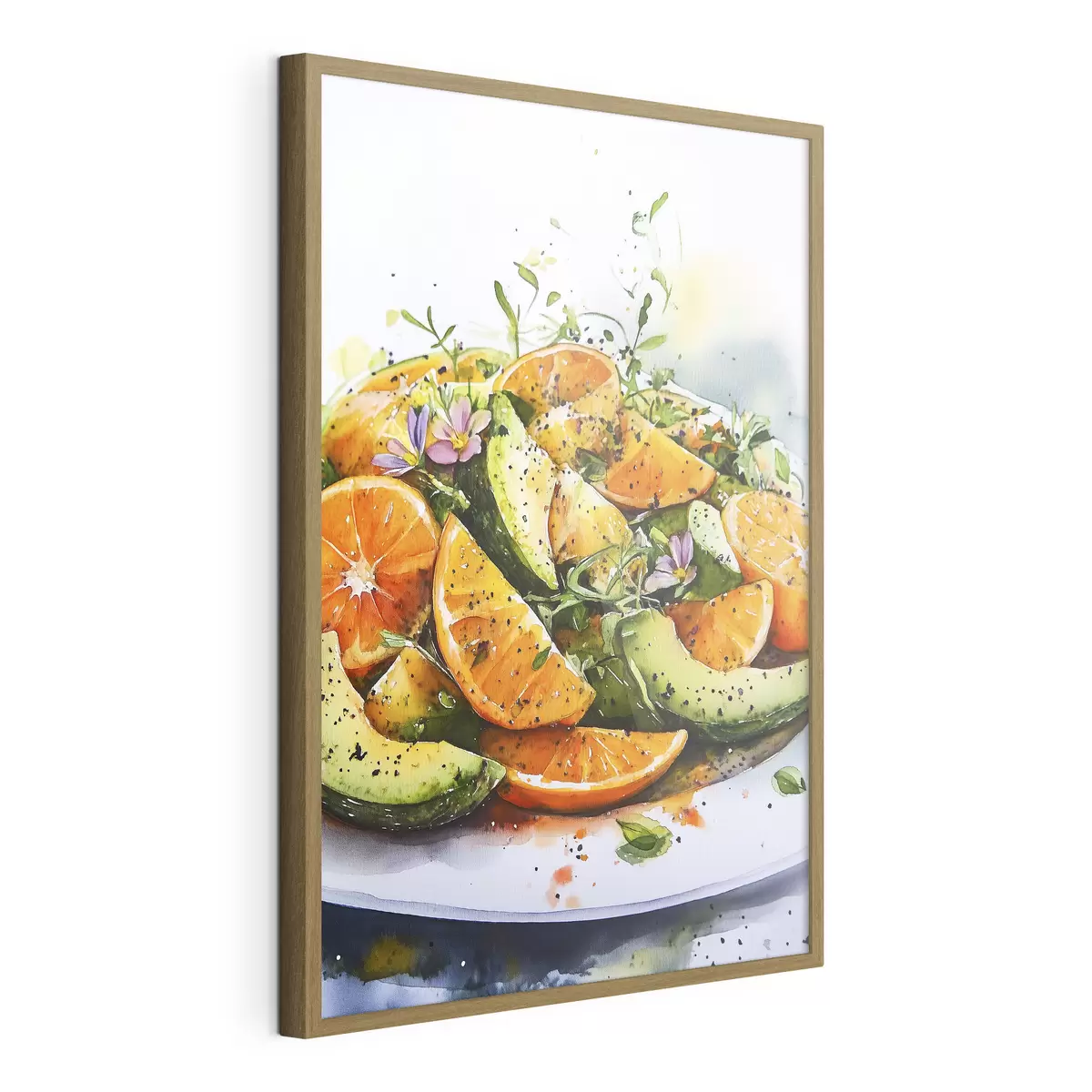 Poster Couleurs dans l’assiette f41957
