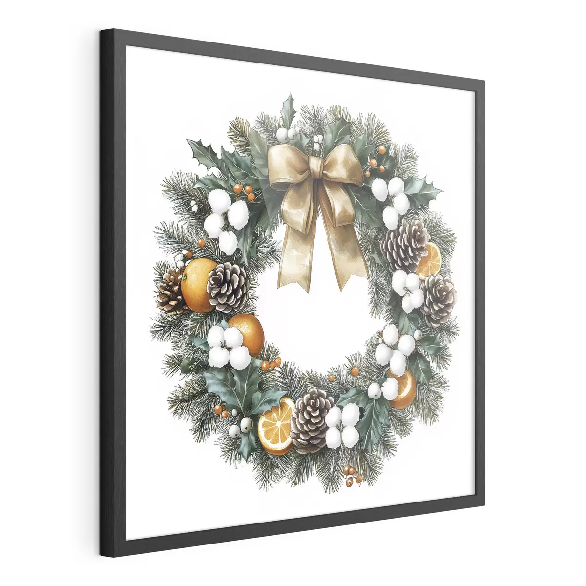 Poster Couronne d’un Noël chaleureux f41962