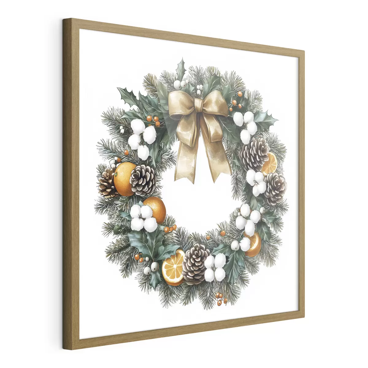 Poster Couronne d’un Noël chaleureux f41962