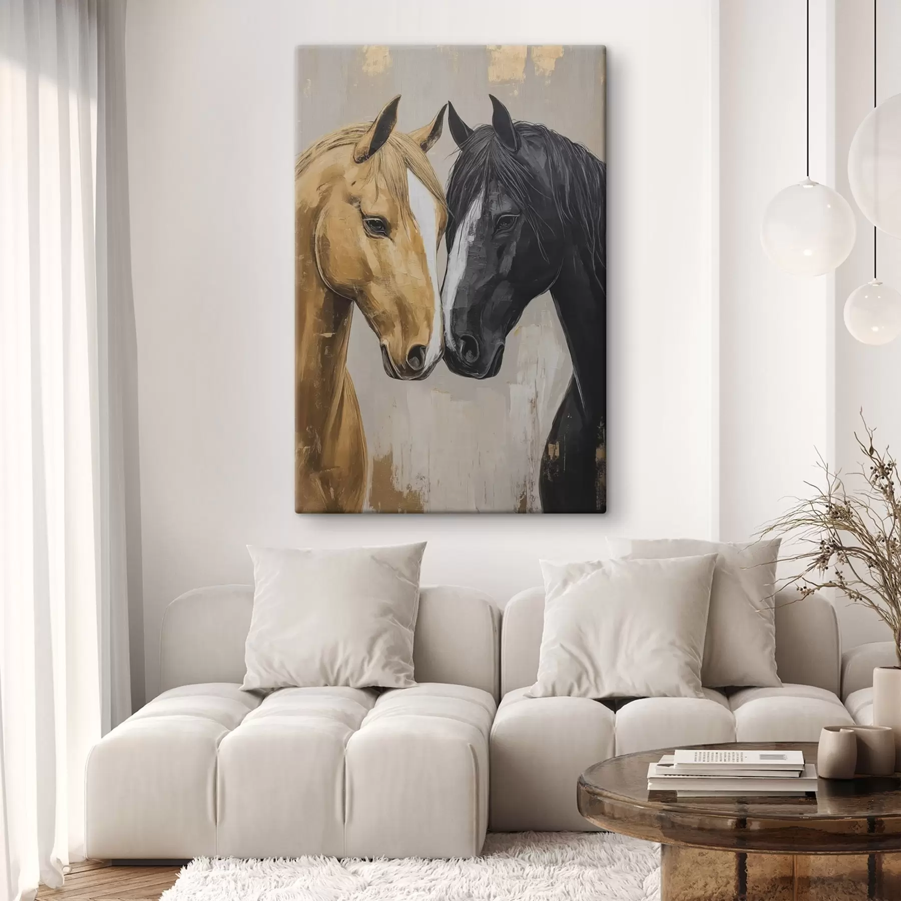 Papier peint Paire de chevaux s41922