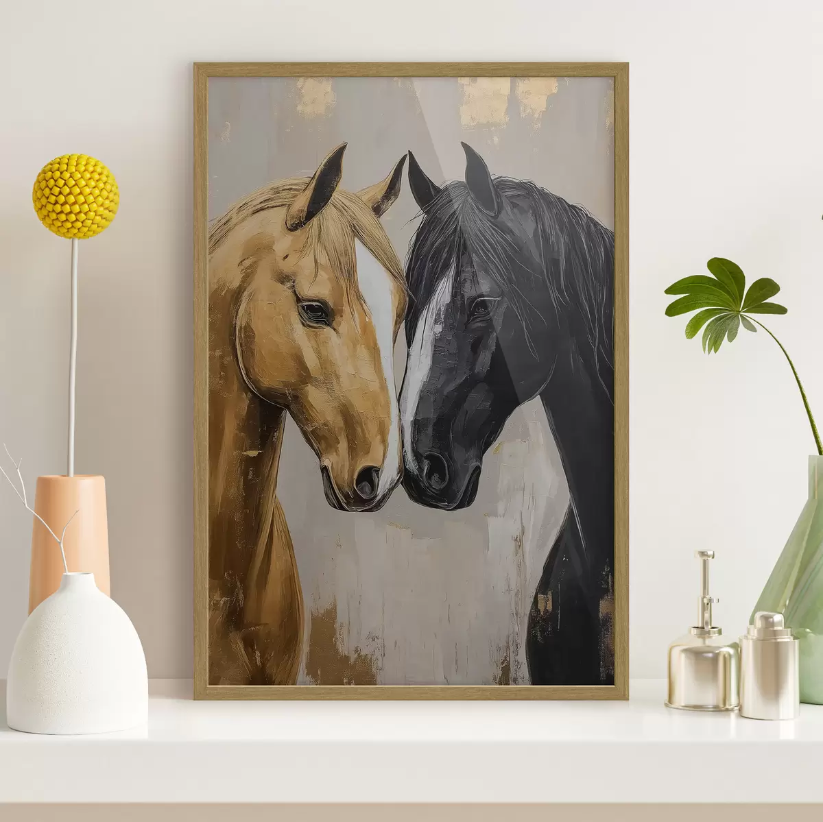 Poster Paire de chevaux f41922