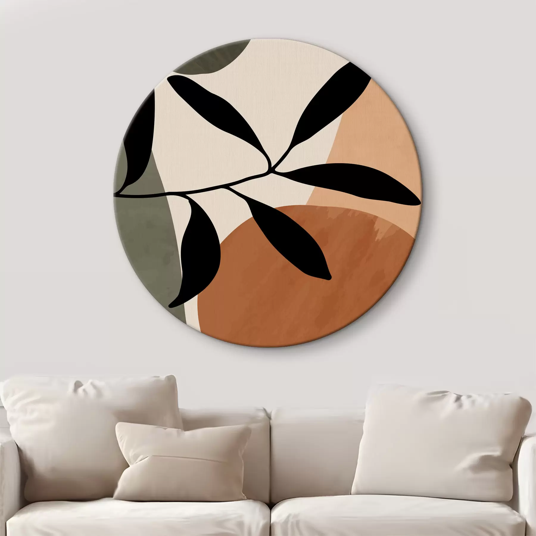 Tableau Branches sur fond abstrait r36481
