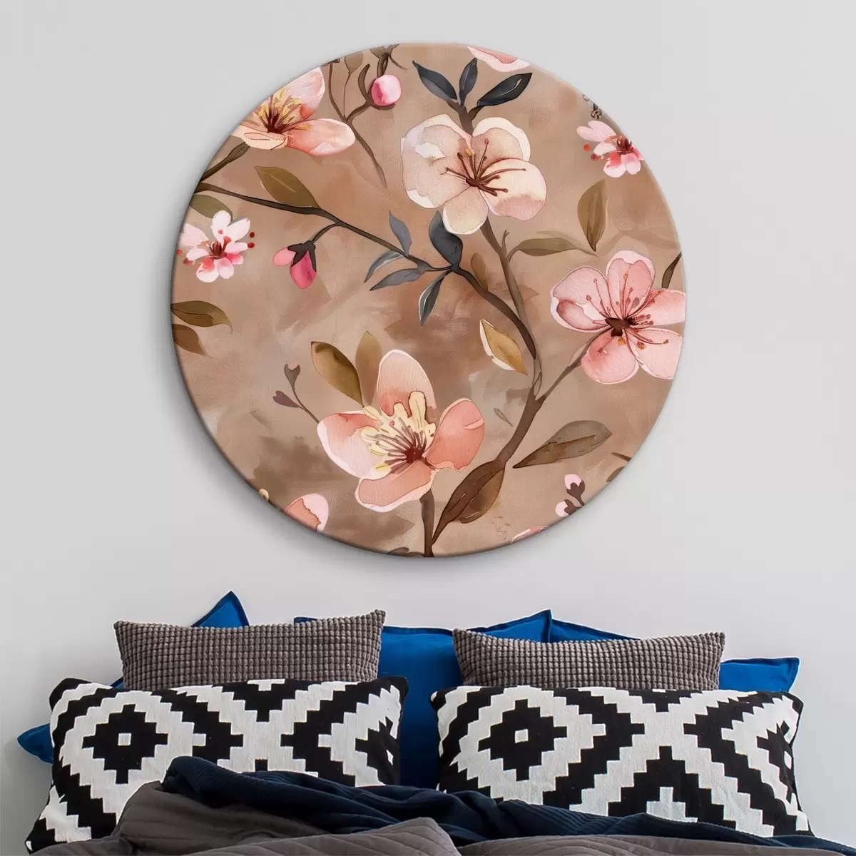 Tableaux rondes Fleurs r39144