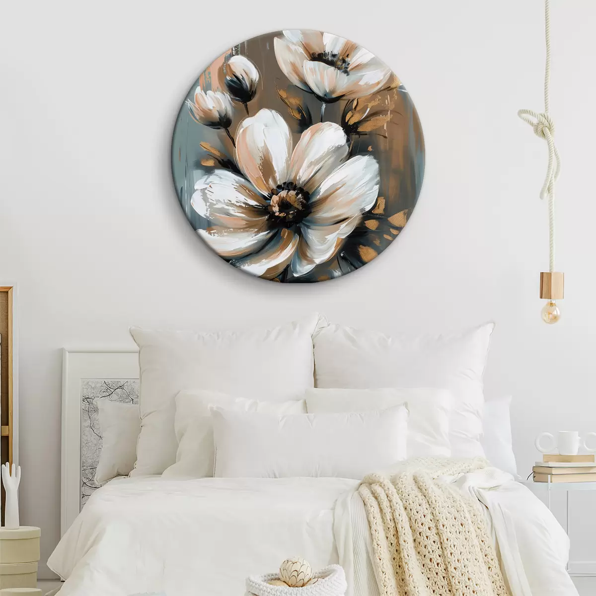 Tableaux rondes Fleurs r39714