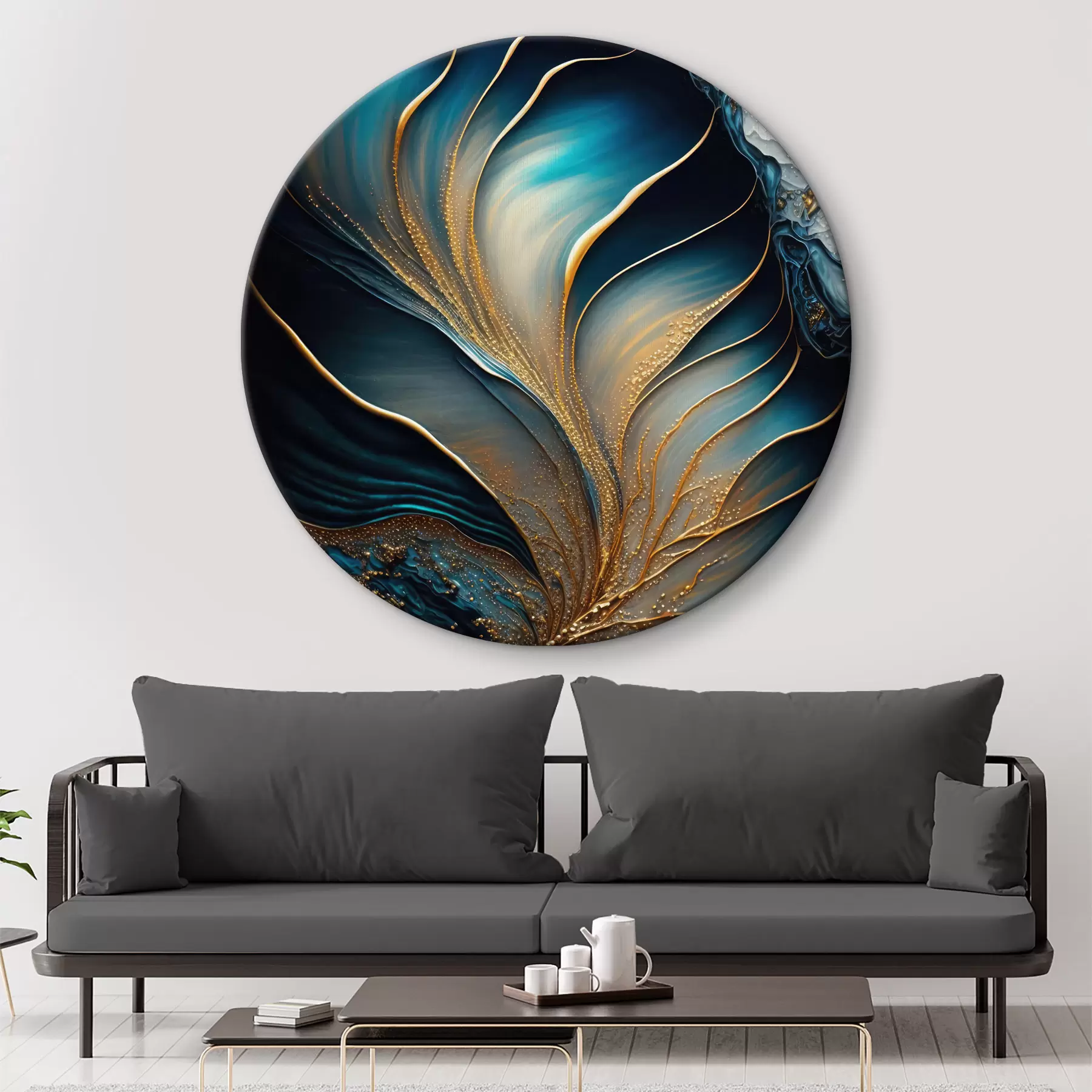 Tableau Lumière, nature et azur r34441