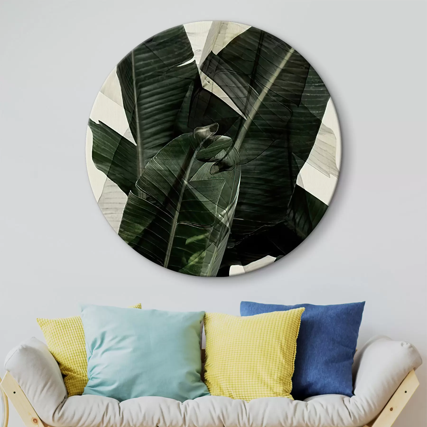 Tableau Plante, plante terrestre et feuille de bananier r21747