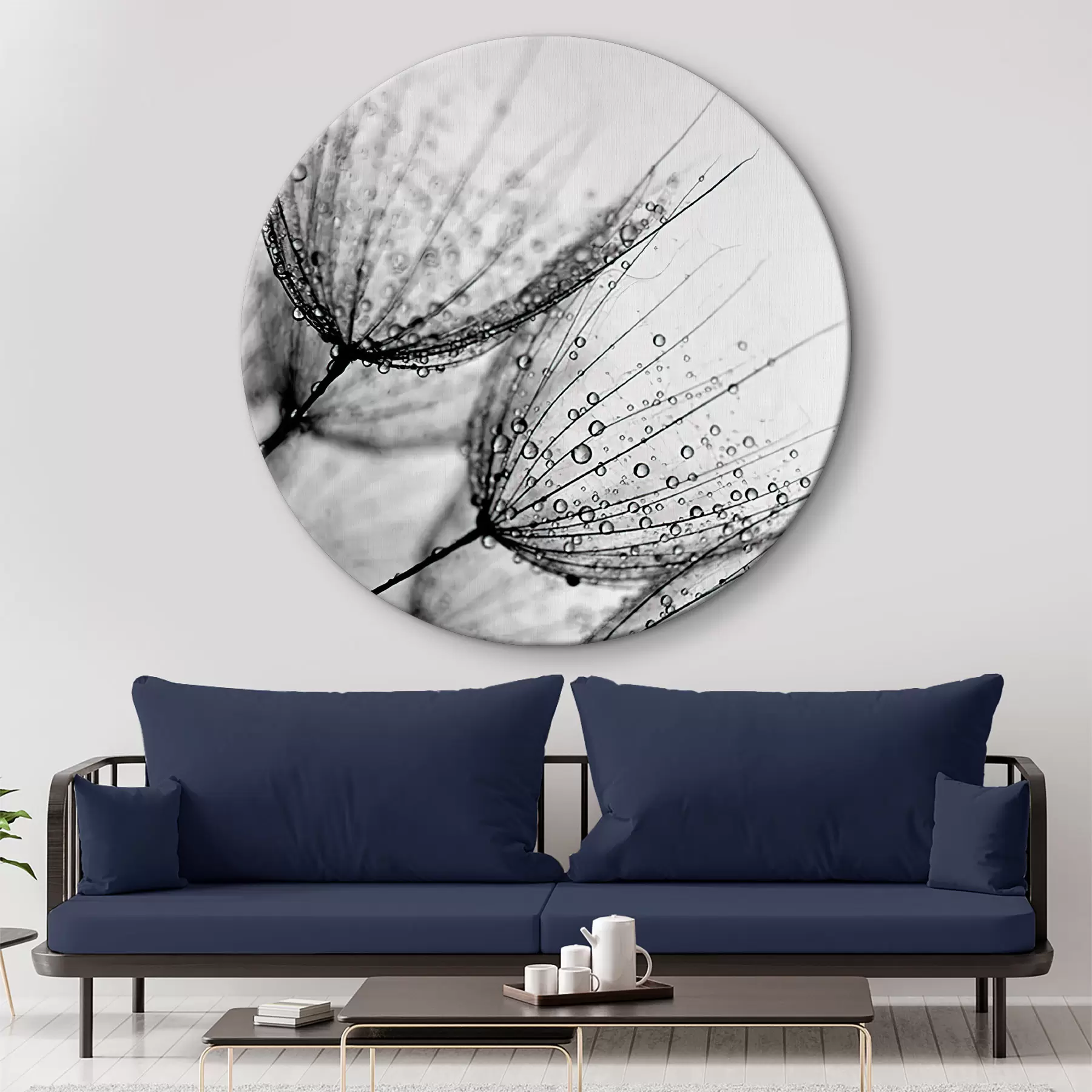 Tableau Plante, rameau et ligne r20828