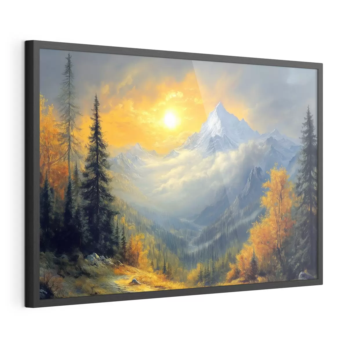 Poster Montagnes et instant f42006