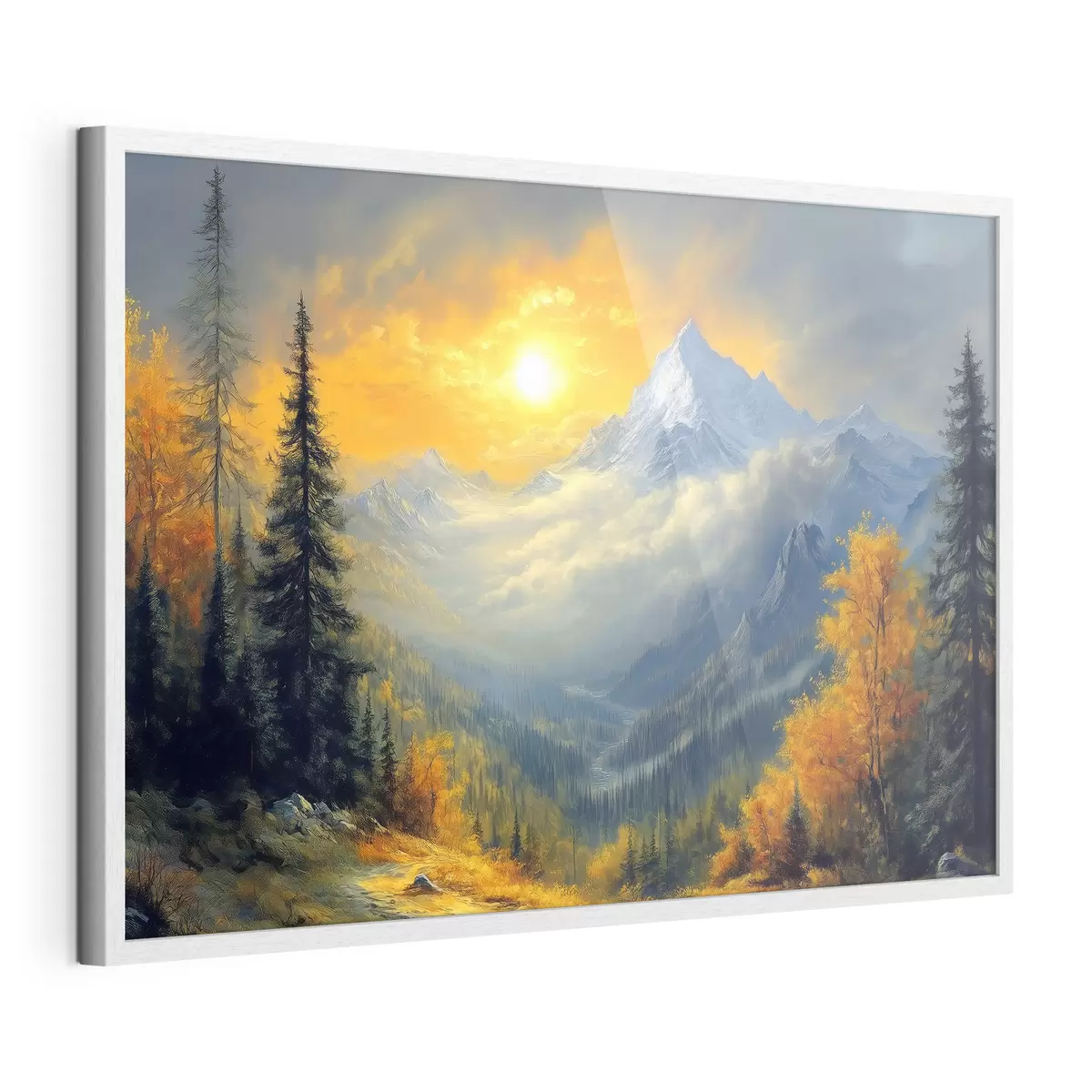 Poster Montagnes et instant f42006