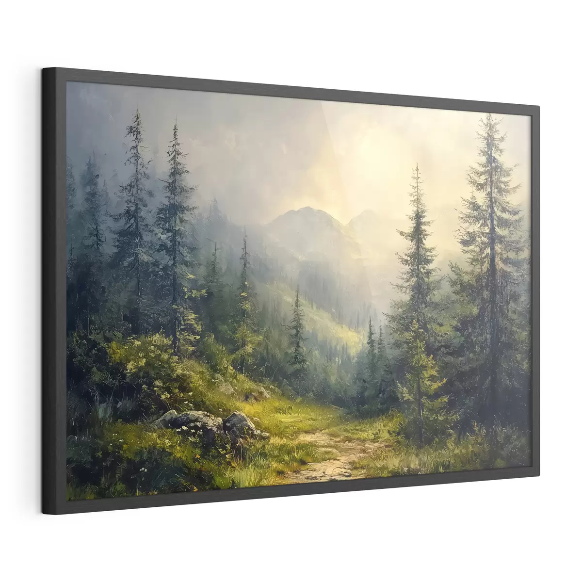 Poster Vallée boisée f42019