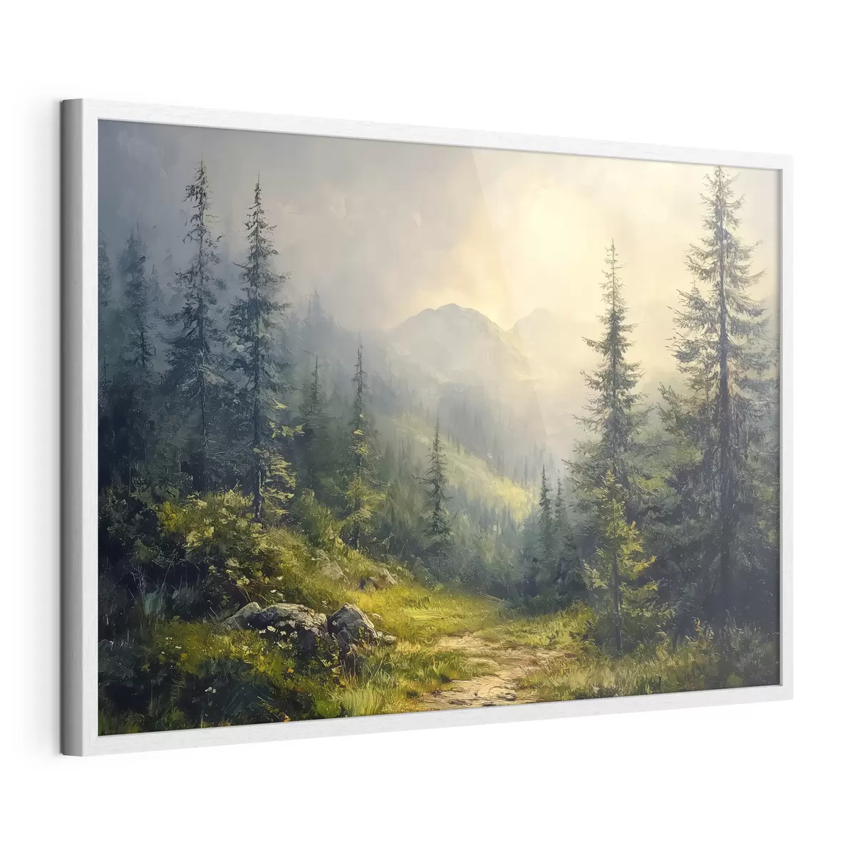 Poster Vallée boisée f42019