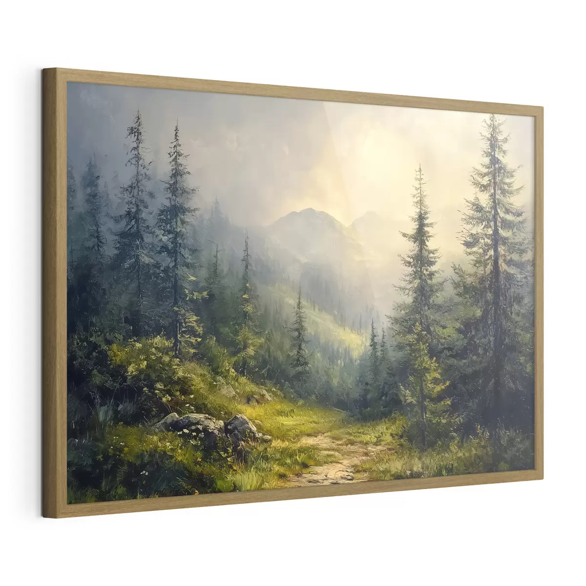 Poster Vallée boisée f42019