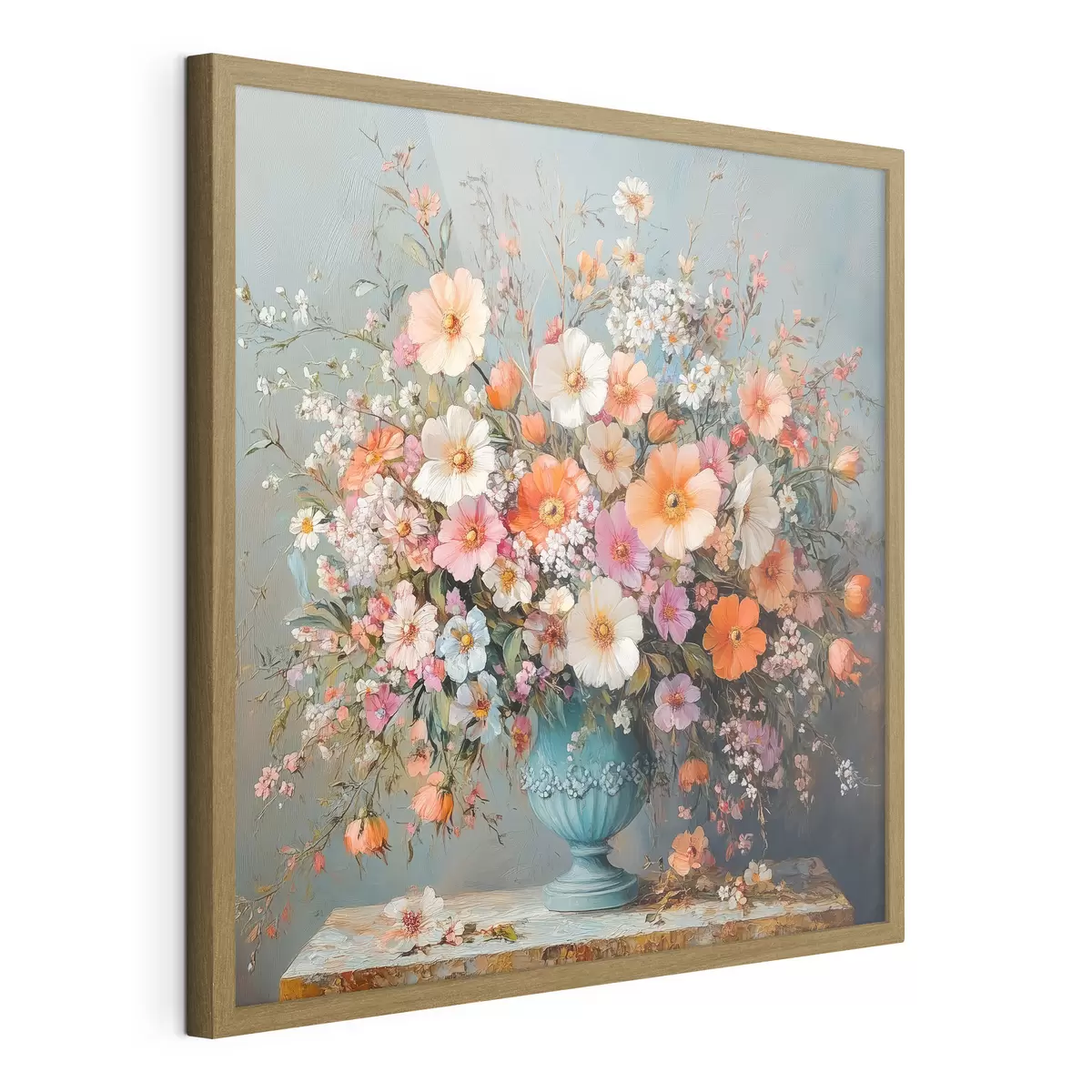 Poster fleurs sauvages brillantes dans un vase f42022