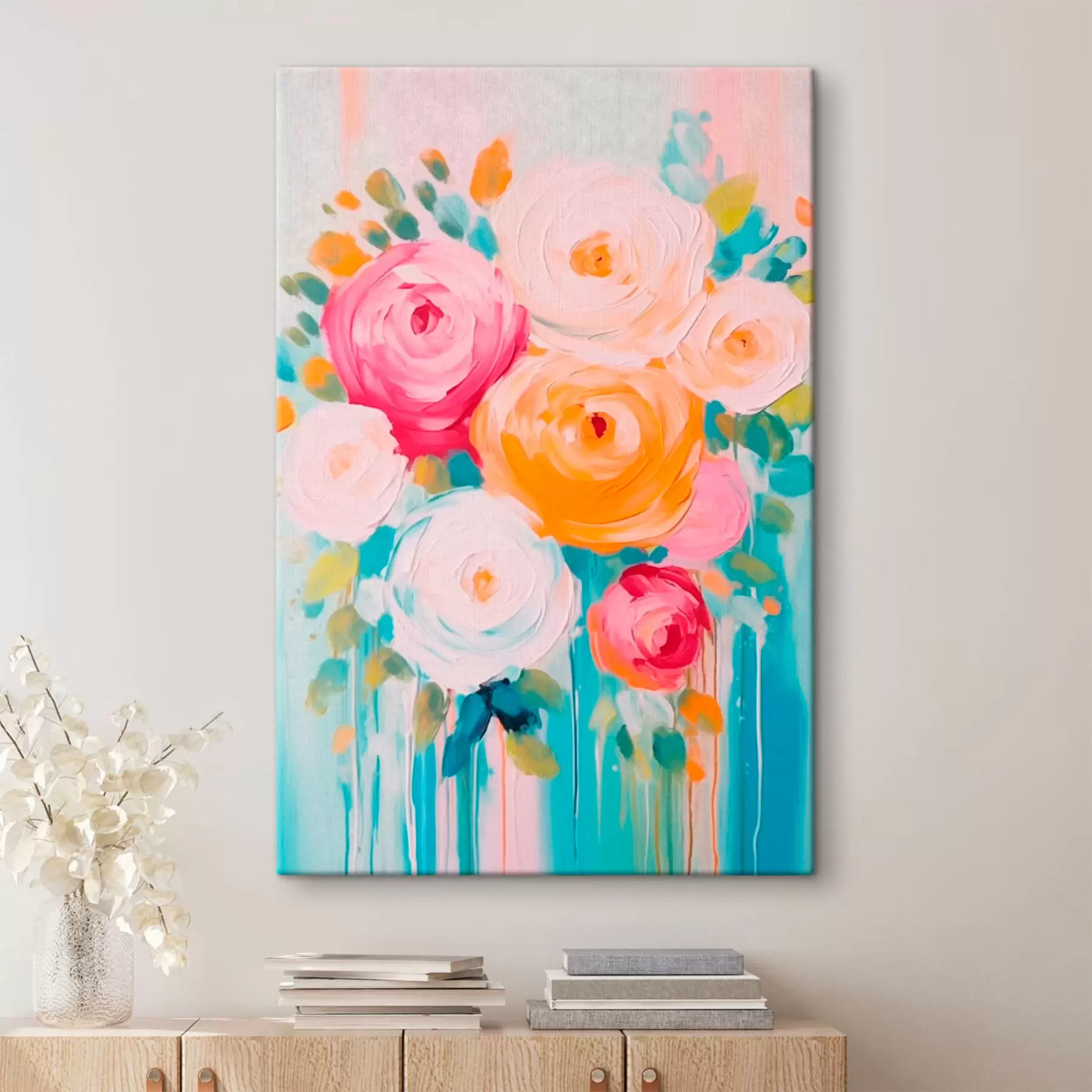 Tableau Fleurs colorées s41787