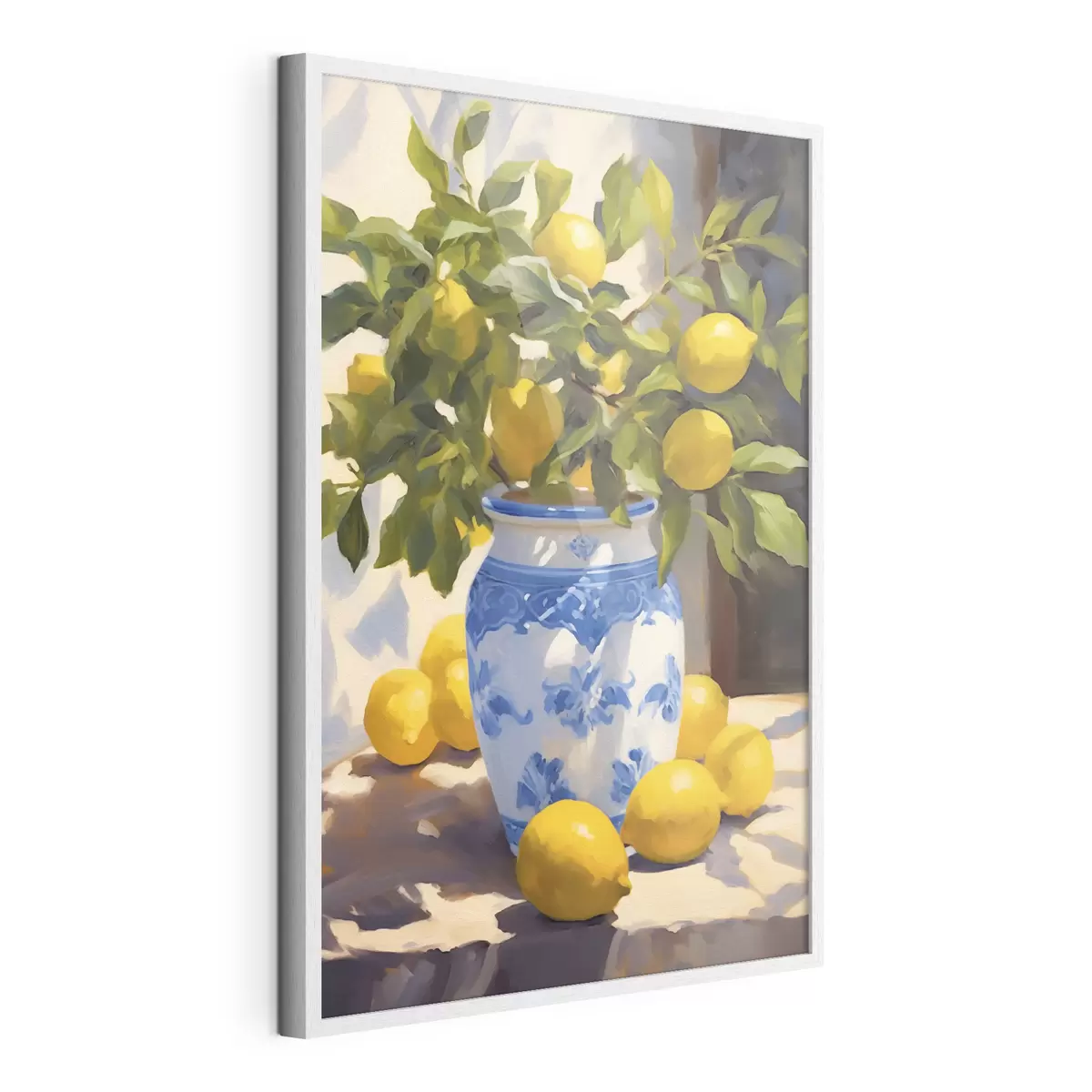 Poster Vase et citrons f41790