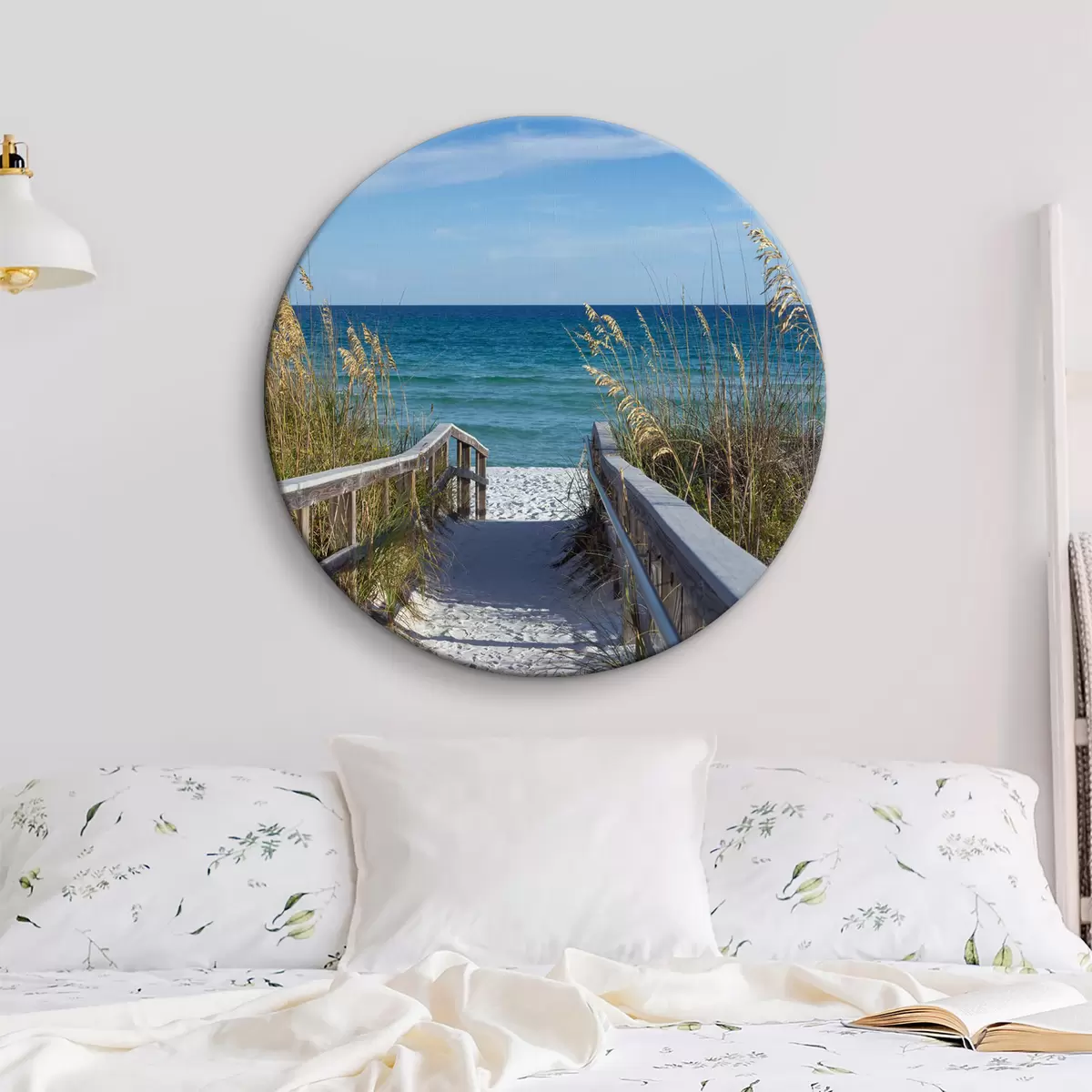 Tableaux rondes Ciel, nuages et eau r08222