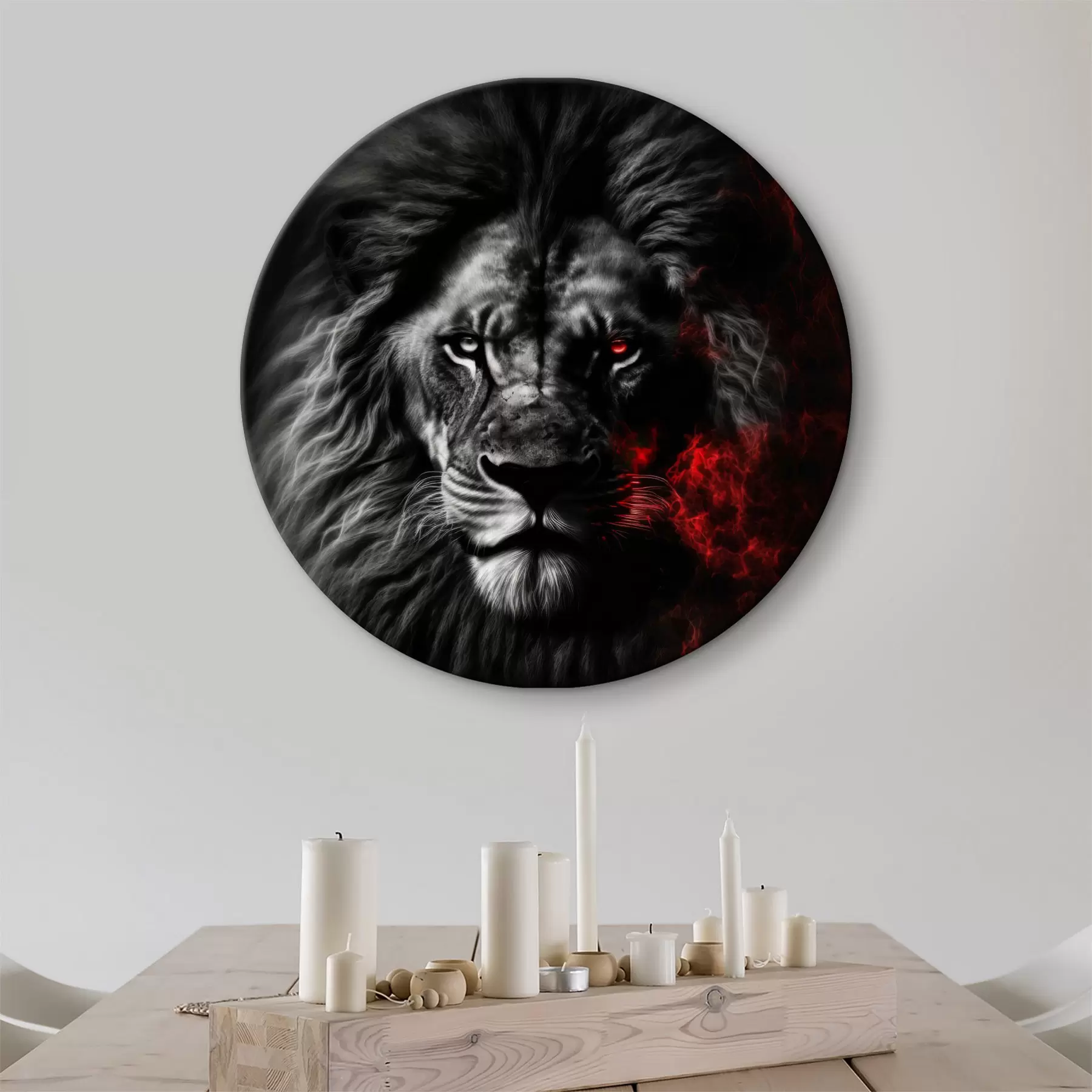 Tableau Felidae, carnivore et lion masaï r33095