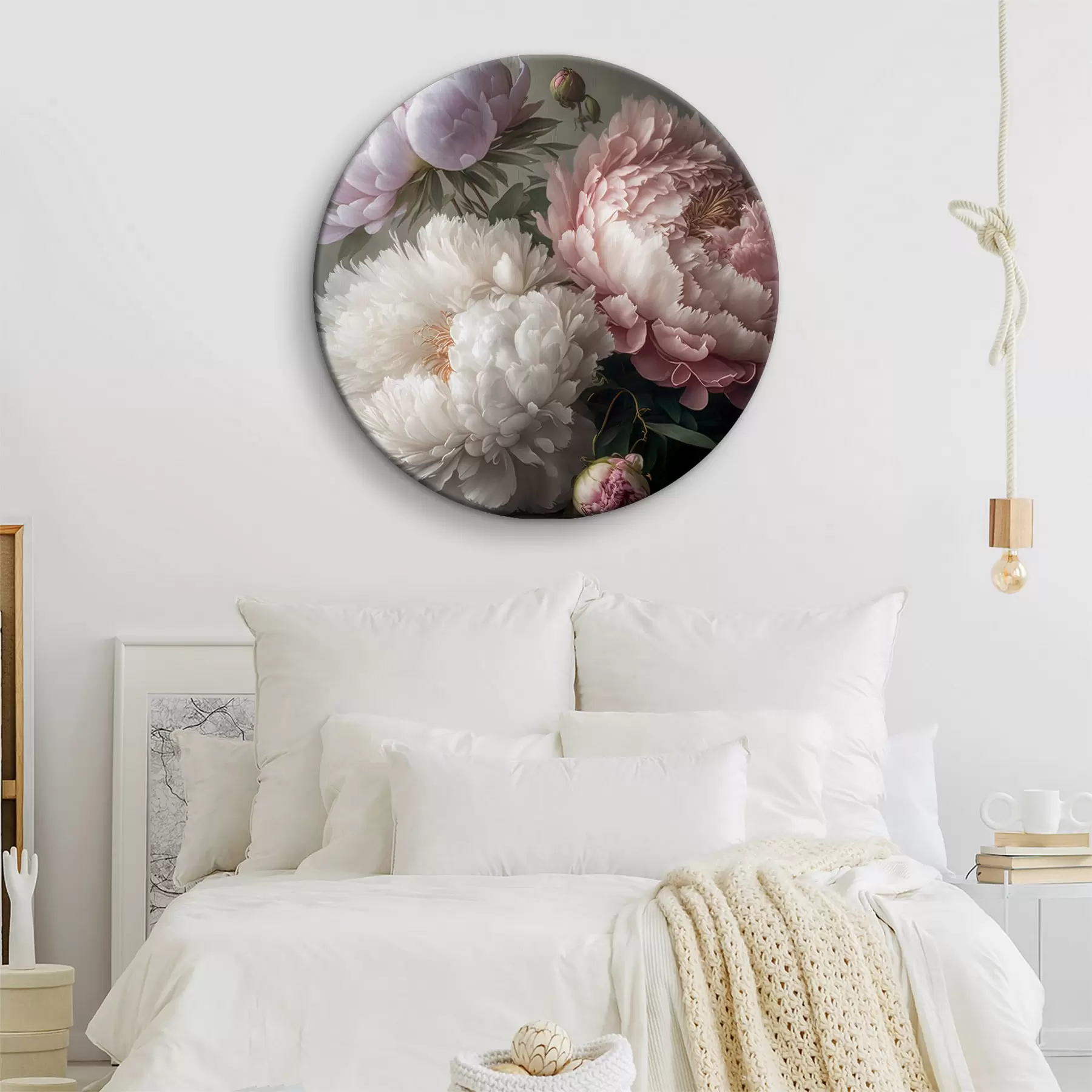 Tableau Fleur, pétale et rose r33097