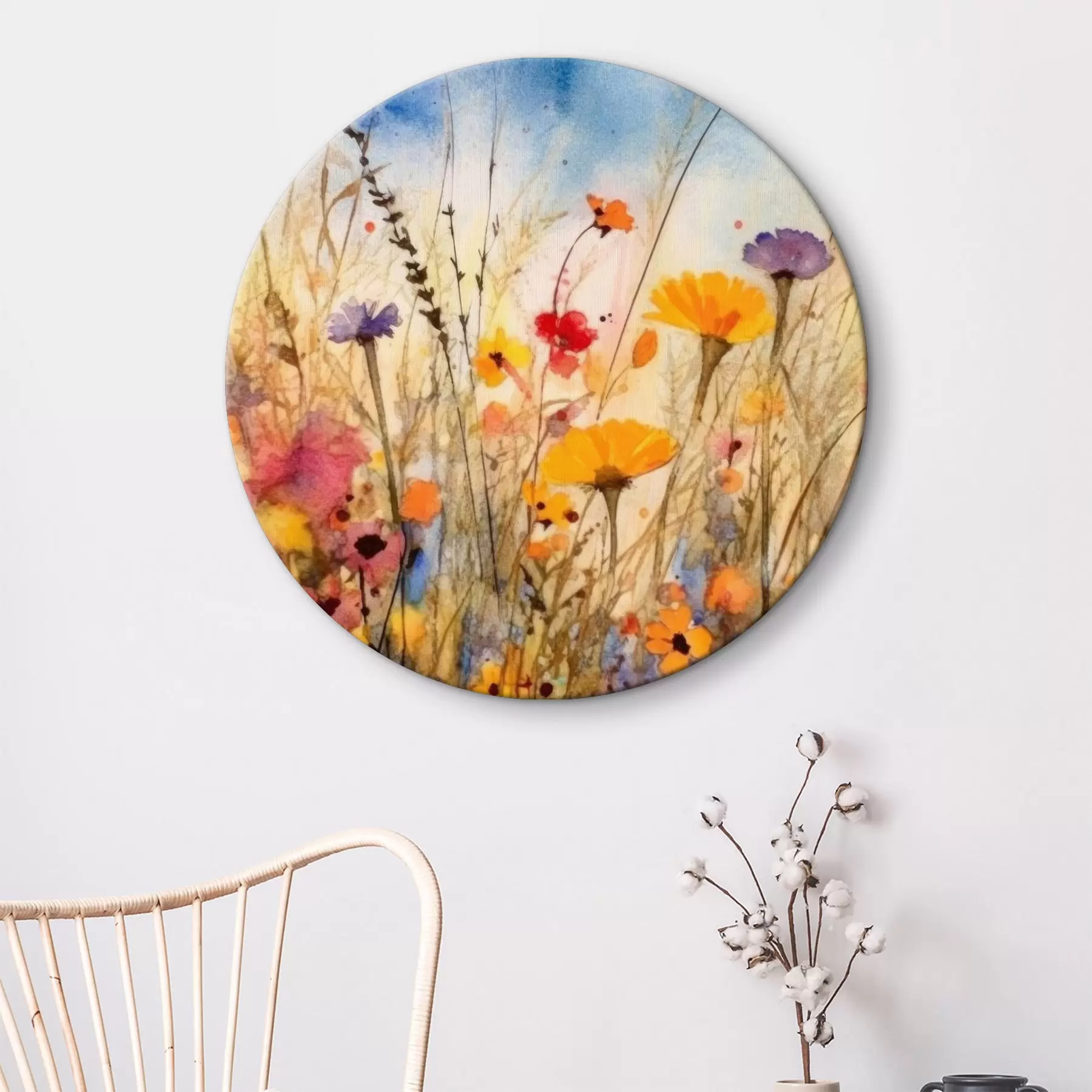 Tableau Fleur, plante et ciel r33634