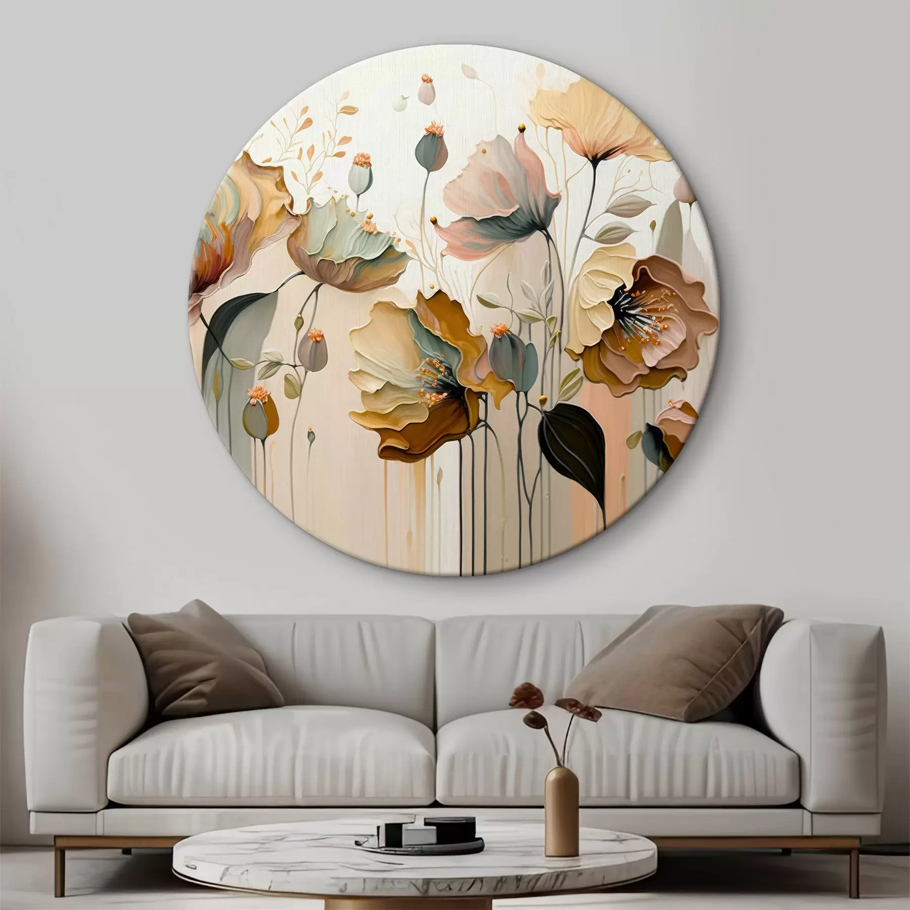 Tableau Fleurs aquarelles r37538