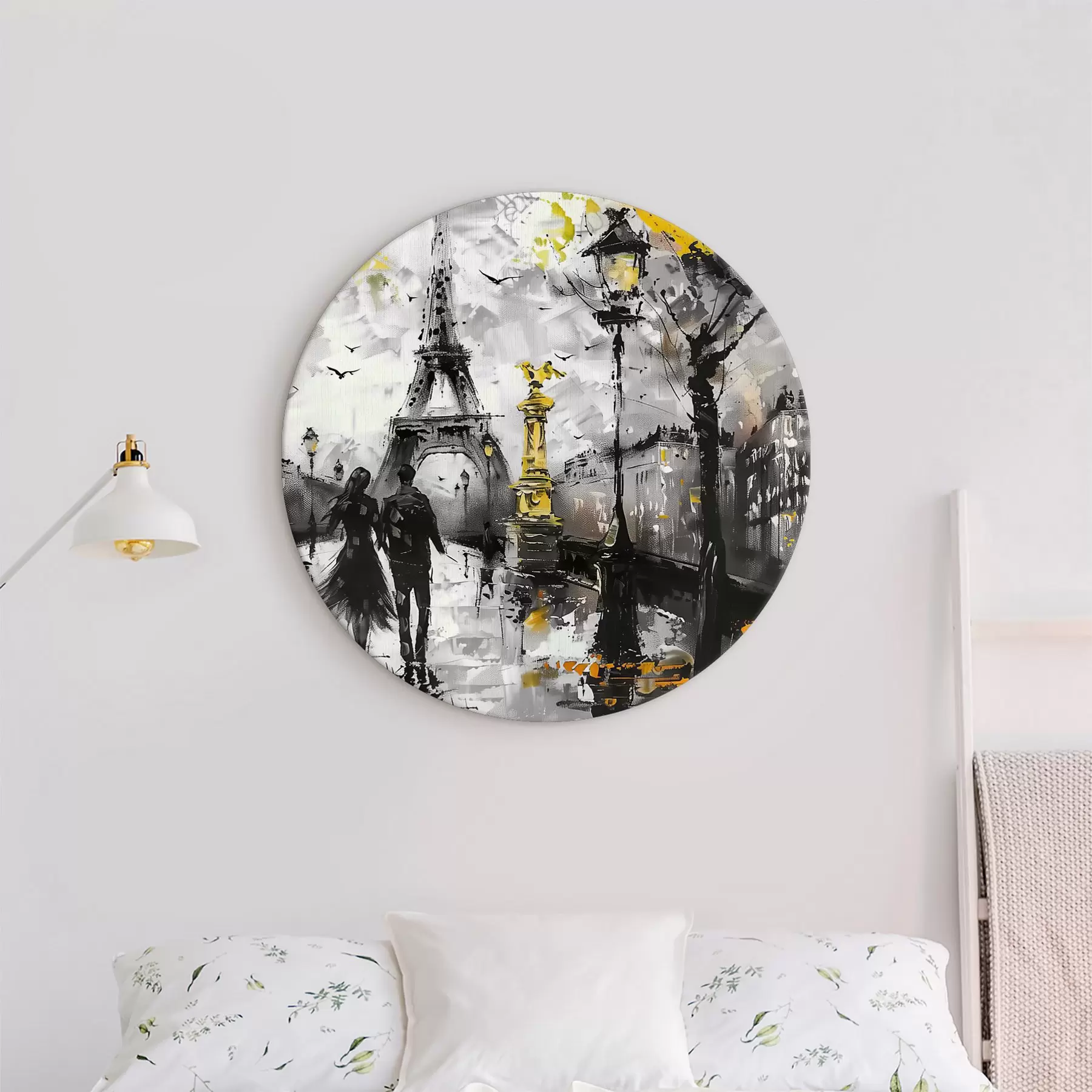 Tableau Un couple à Paris r39692