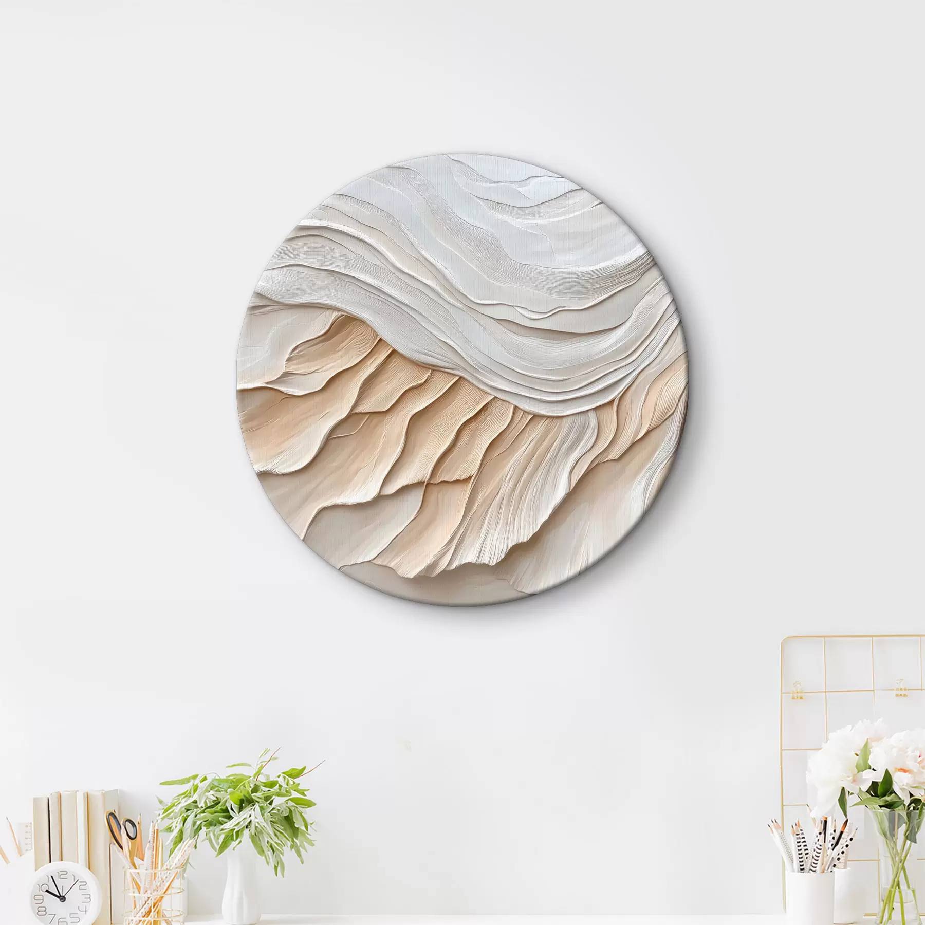 Tableau Abstraction avec imitation de texture r39894