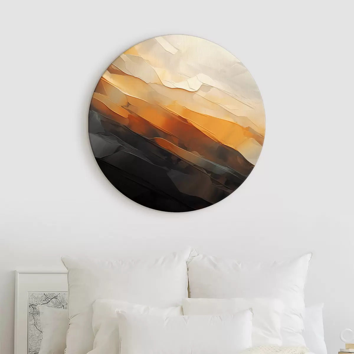 Tableaux rondes Abstraction r40038
