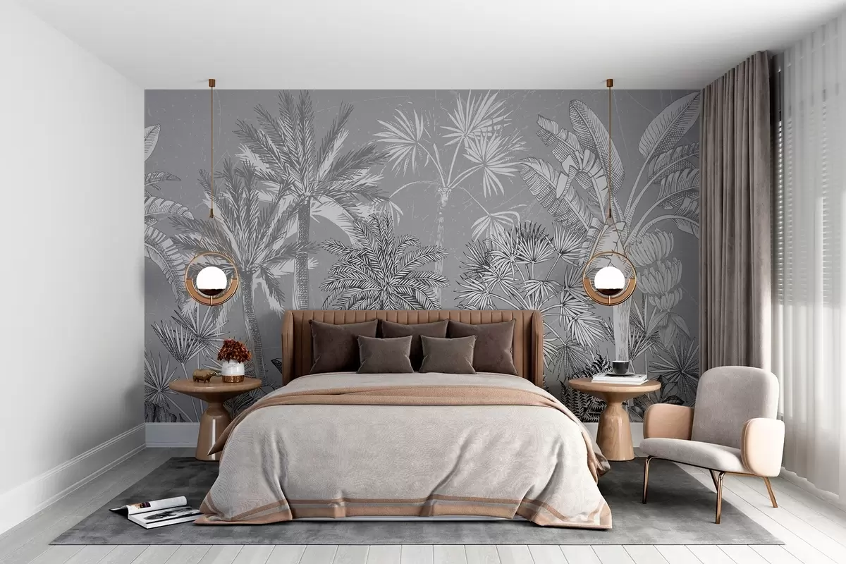 Papier peint Ornement tropical w02418