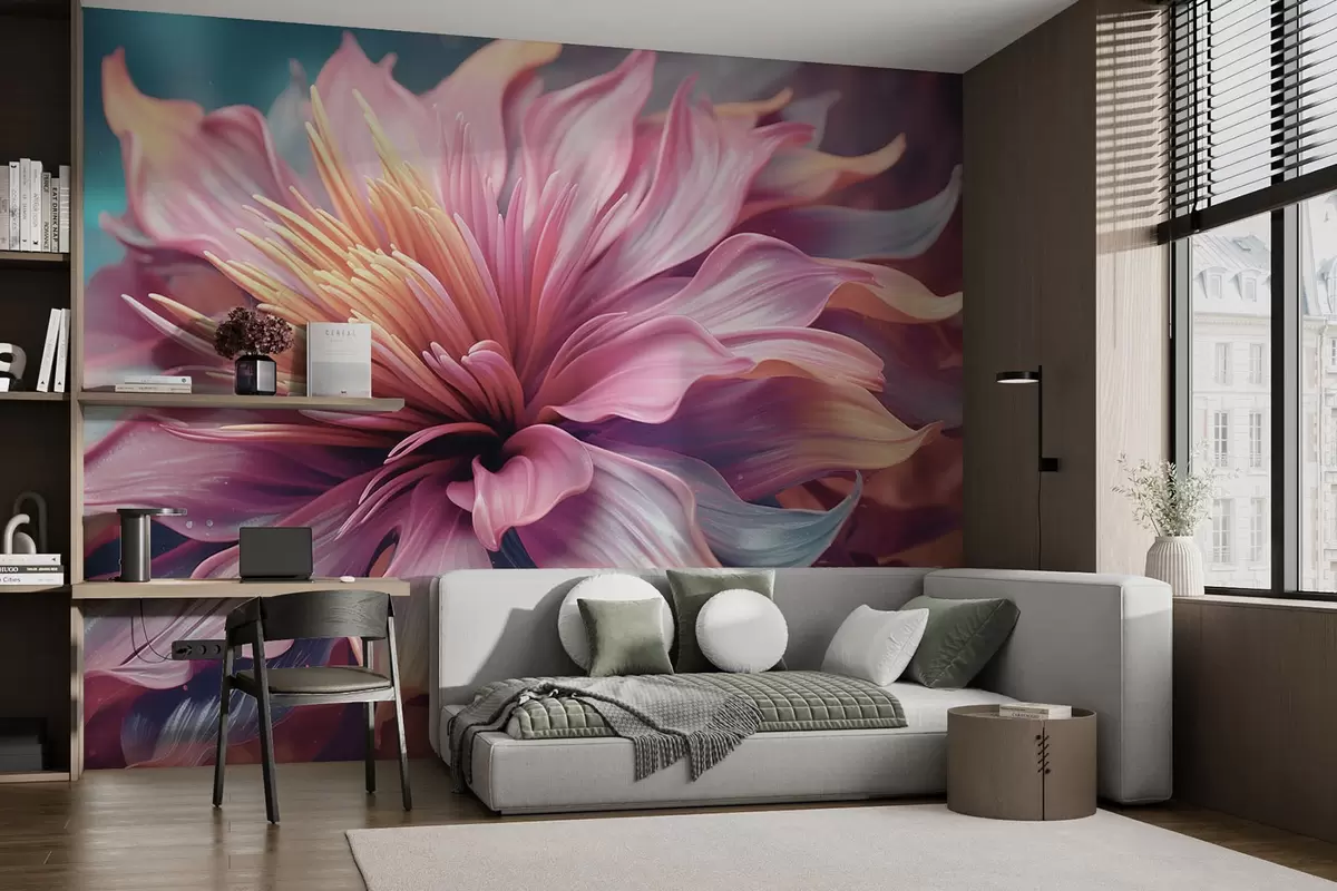 Papier peint Grande fleur w08479 buy France - Uwalls.fr Papier peint Grande fleur w08479