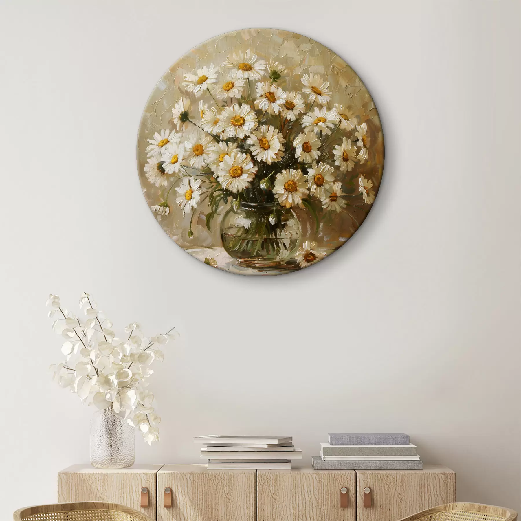 Tableau Bouquet de marguerites dans un vase r38647