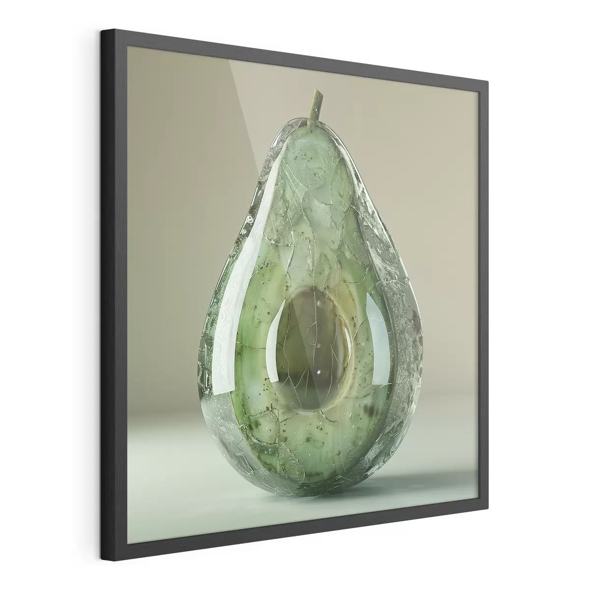 Poster Légumes, avocat en verre f42068