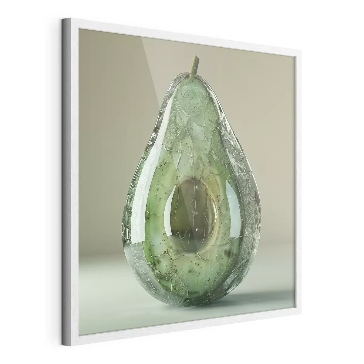 Poster Légumes, avocat en verre f42068