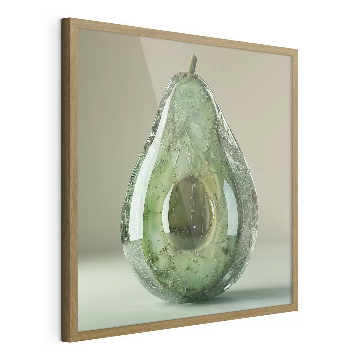 Poster Légumes, avocat en verre f42068