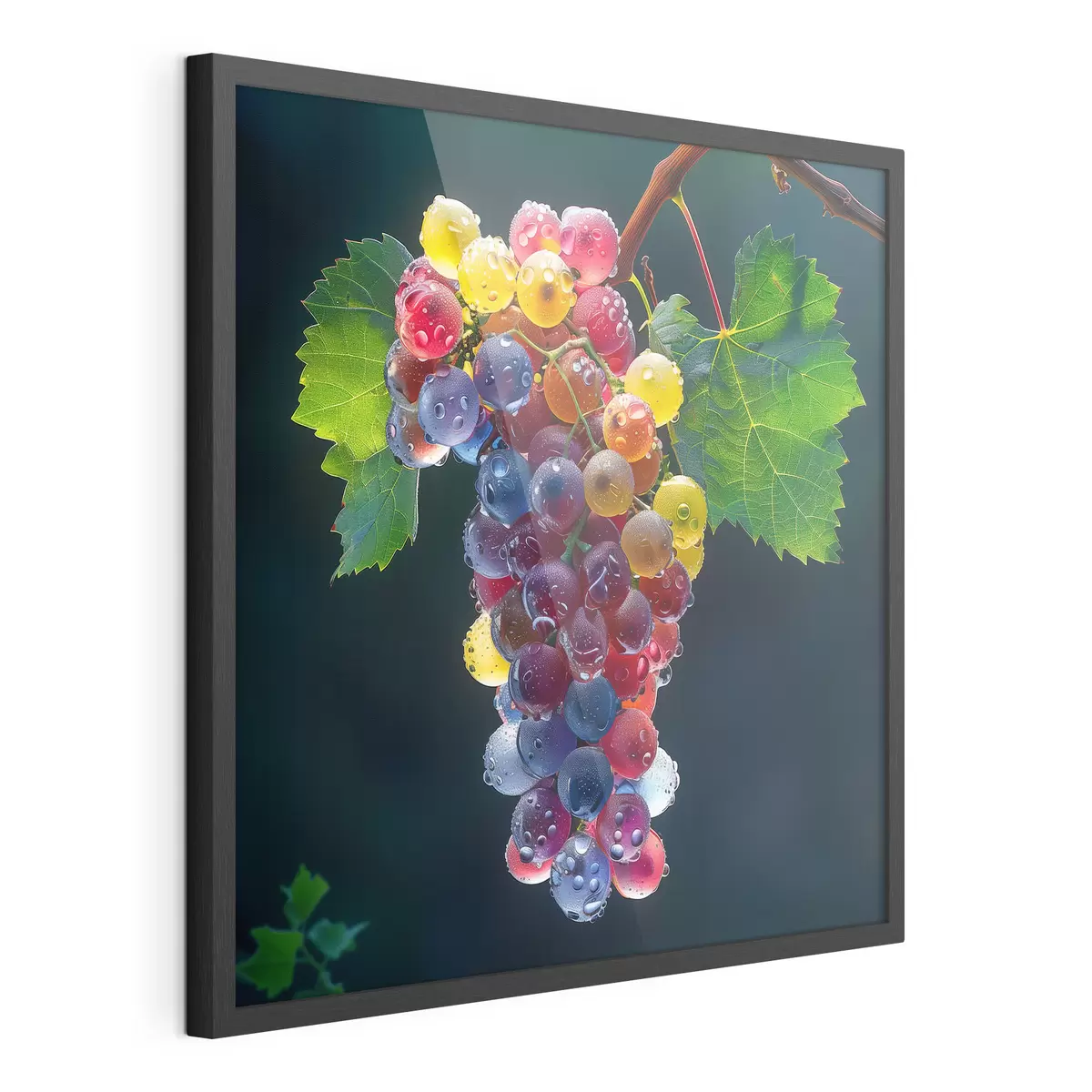 Poster Fruits, grappe de raisin f42071
