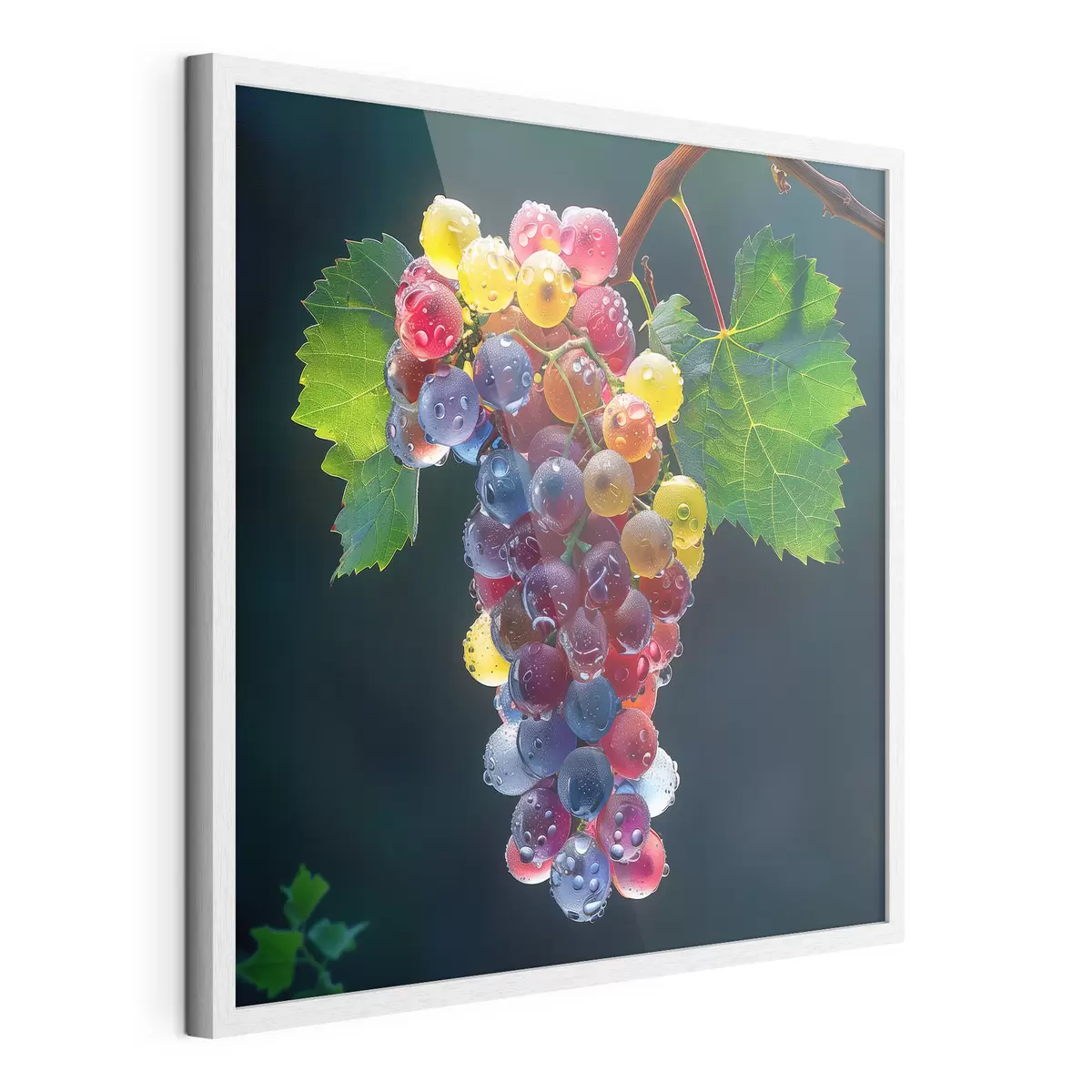 Poster Fruits, grappe de raisin f42071