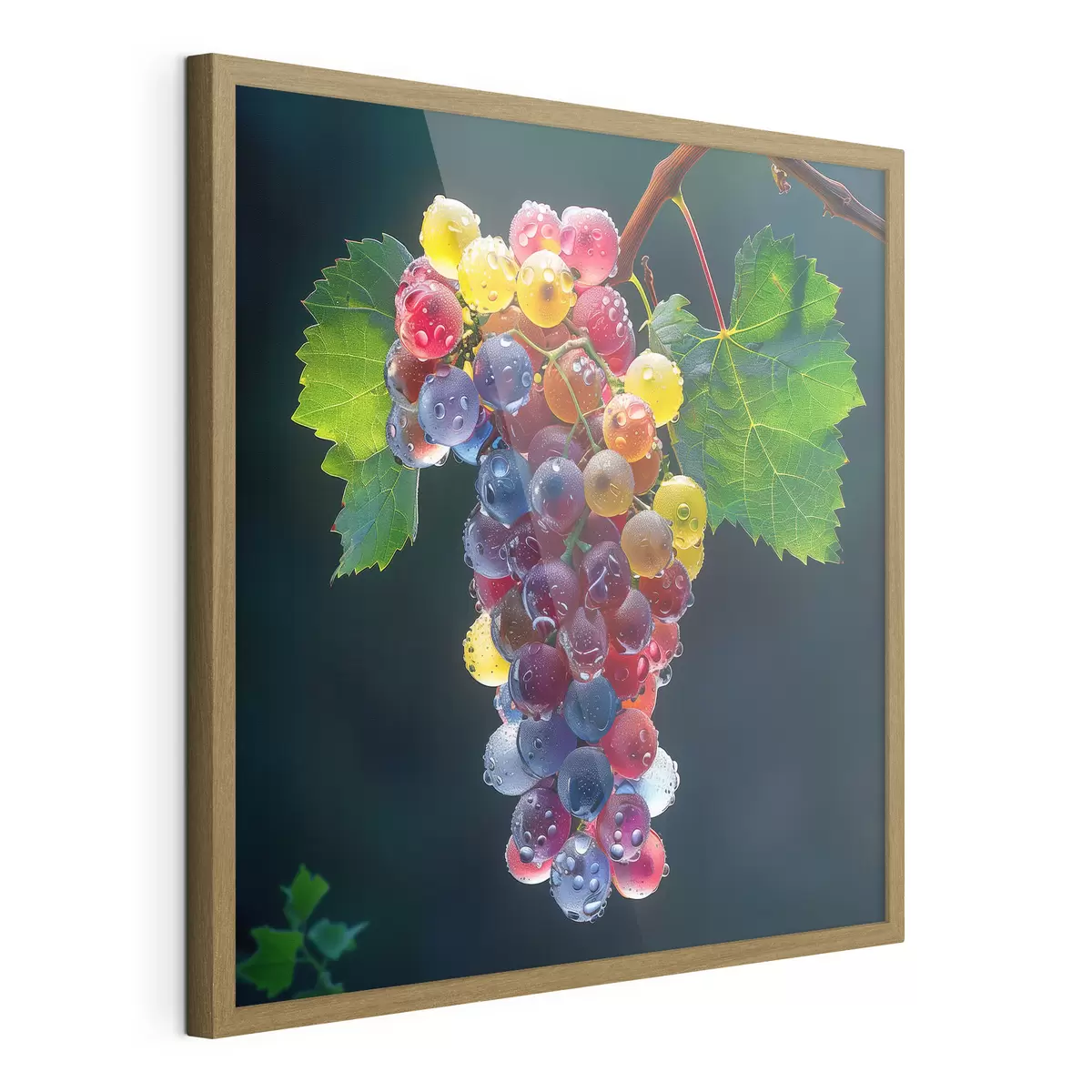 Poster Fruits, grappe de raisin f42071