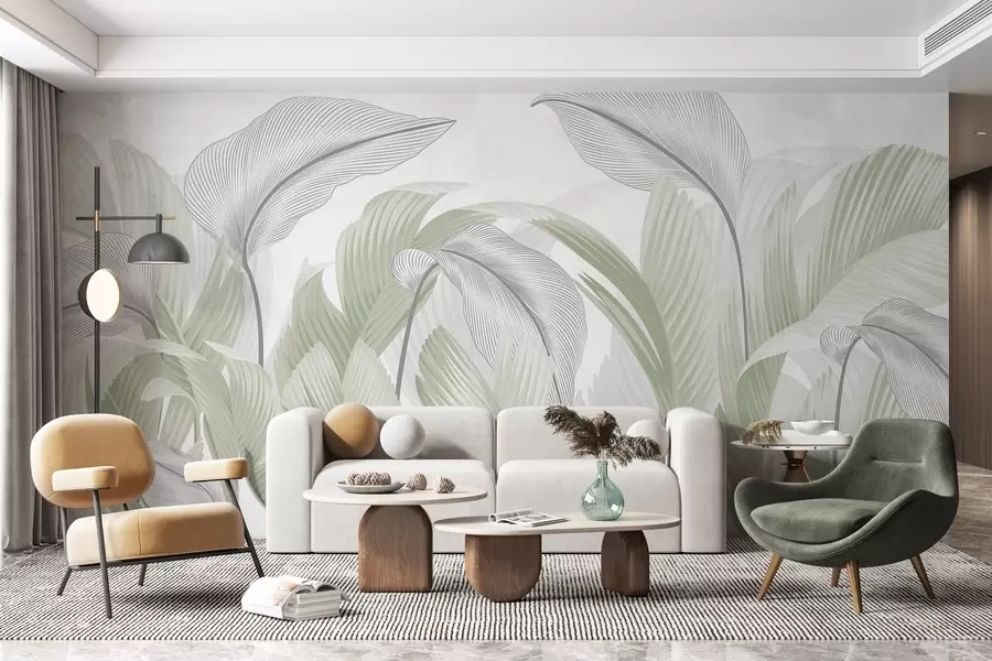 Papier peint Feuillage luxuriant w02508v3